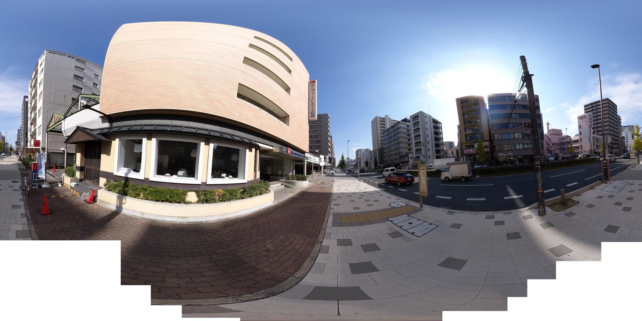 Street view near ホテルファーストステイ尼崎, Amagasaki — © okadatsuneo (CC BY-SA · Mapillary)