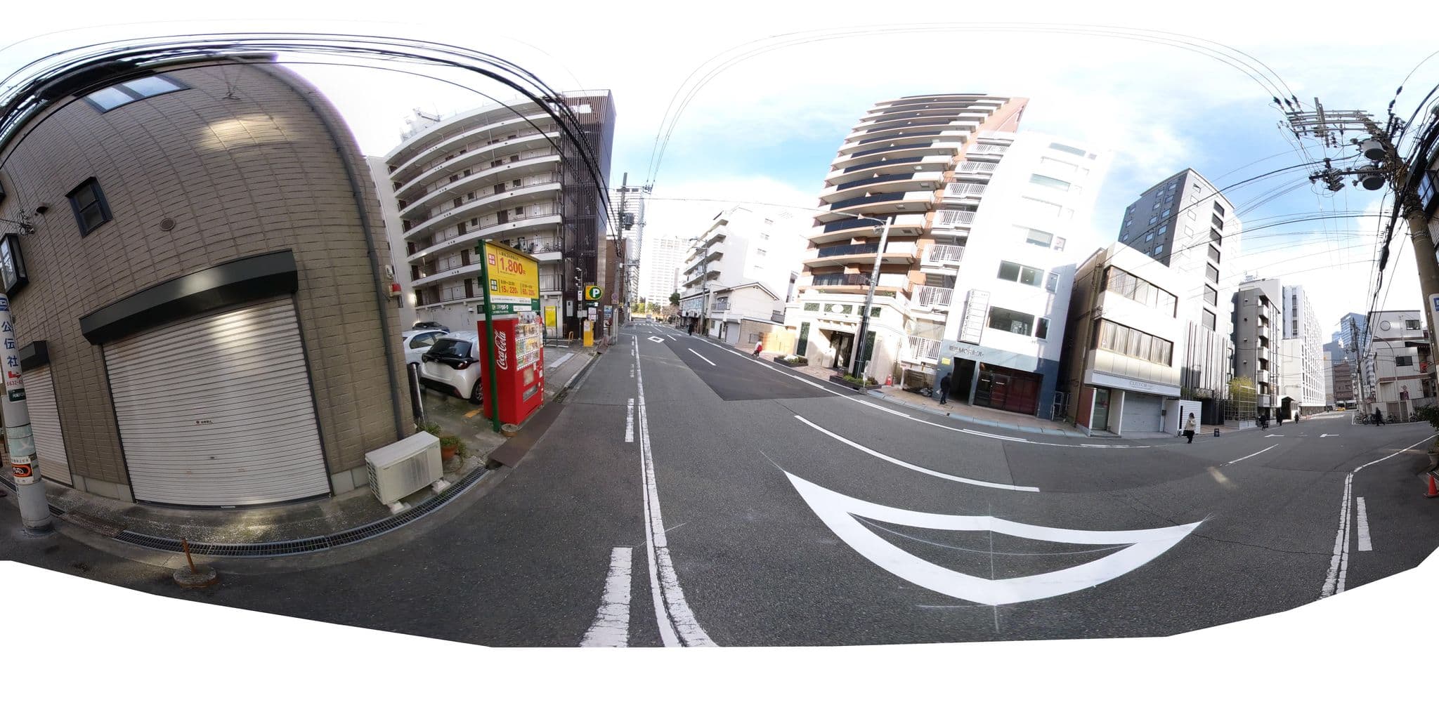 Street view near センチュリオンホテル CEN大阪難波, Tsumori — © okadatsuneo (CC BY-SA · Mapillary)