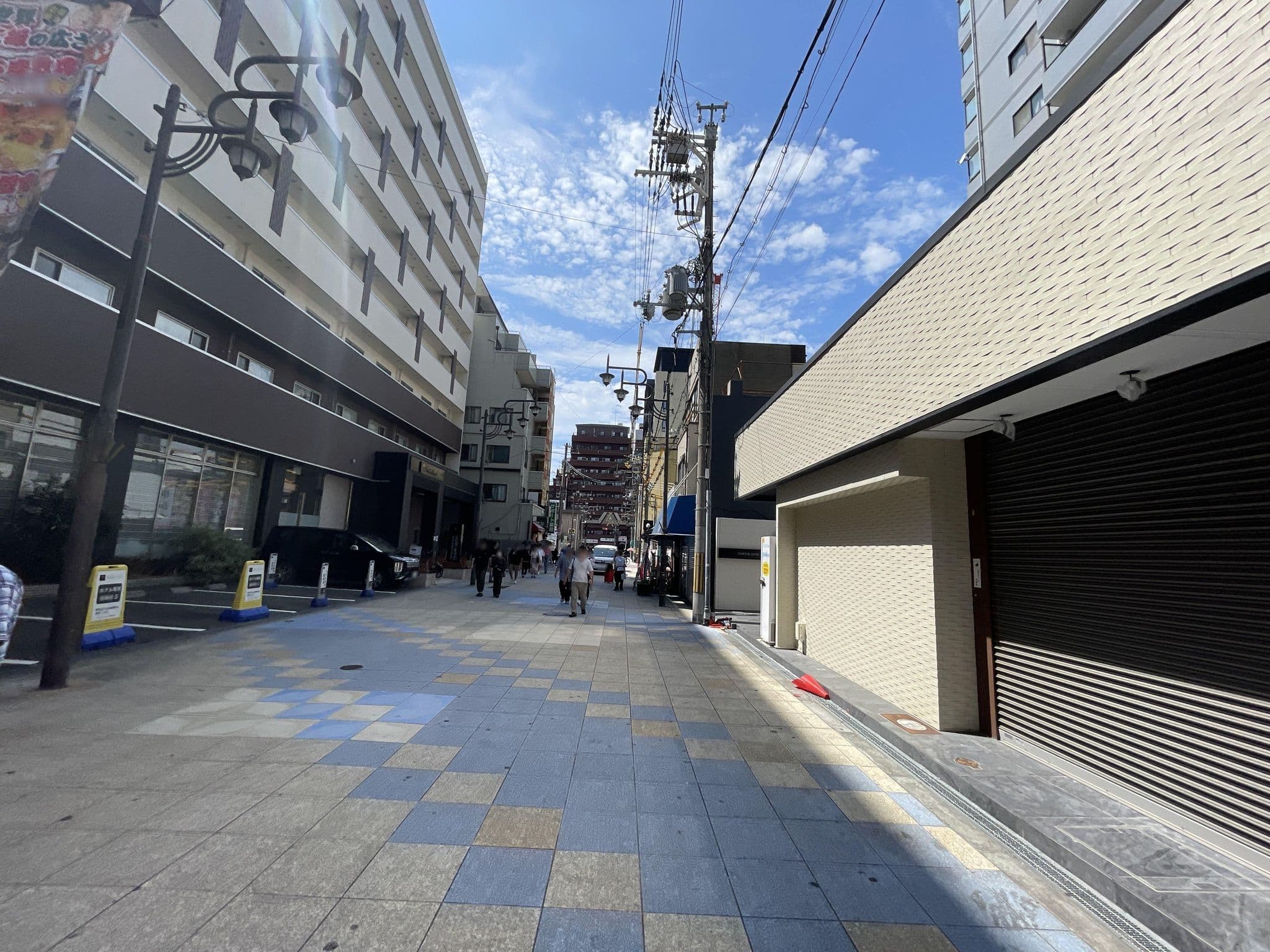 Street view near ホテルウィングインターナショナルプレミアム大阪新世界, Tsumori — © kageyama (CC BY-SA · Mapillary)