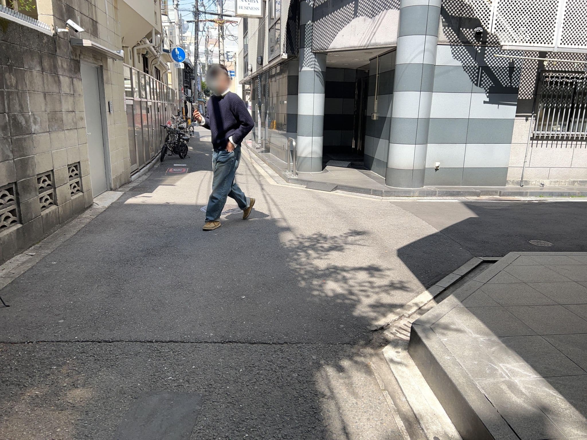 Street view near ホテル ル・ボテジュール・ナンバ, Ajiharacho — © Satsuka_Osaka (CC BY-SA · Mapillary)