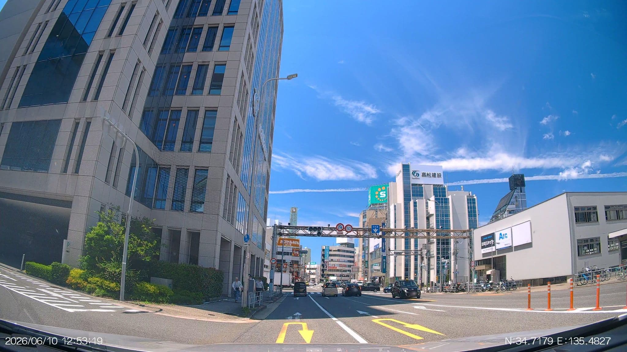 Street view near hotel manhattan 十三店, Umeda — © aHS (CC BY-SA · Mapillary)