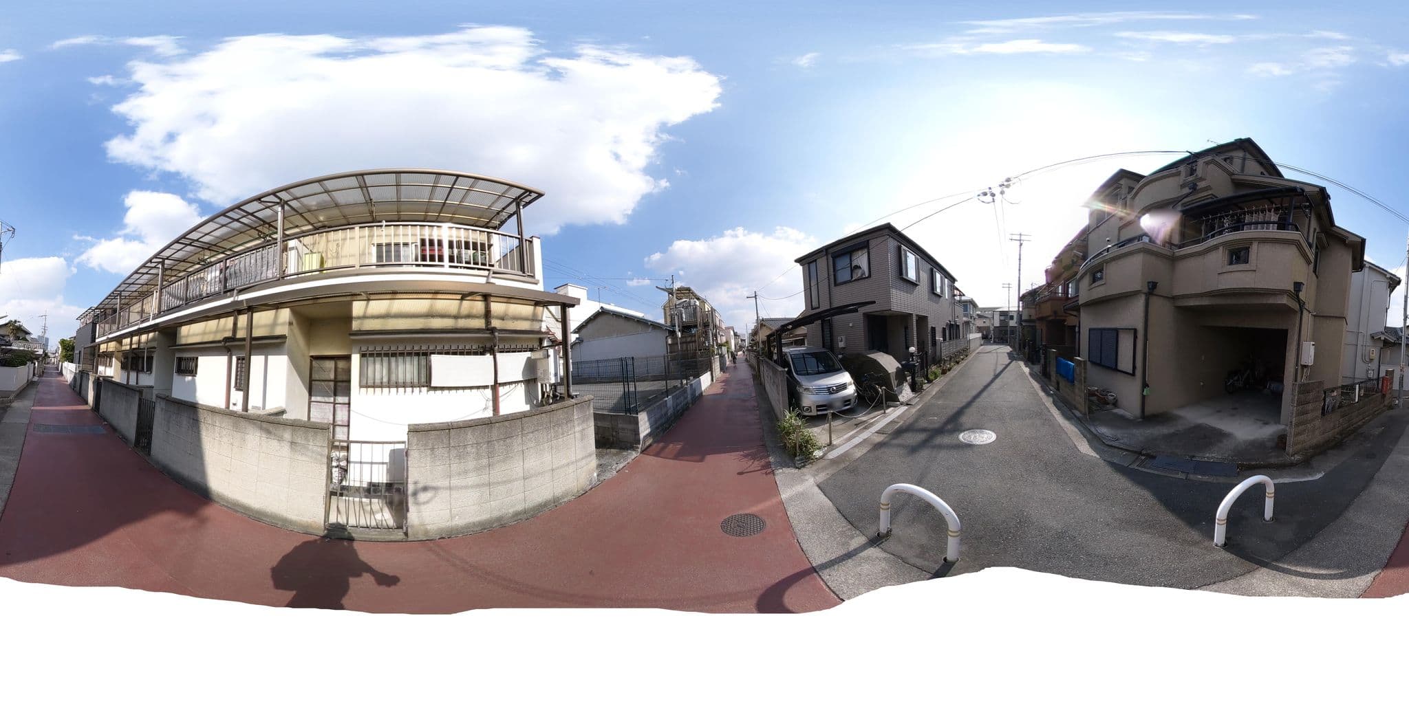 Street view near 山清荘, Yao — © okadatsuneo (CC BY-SA · Mapillary)