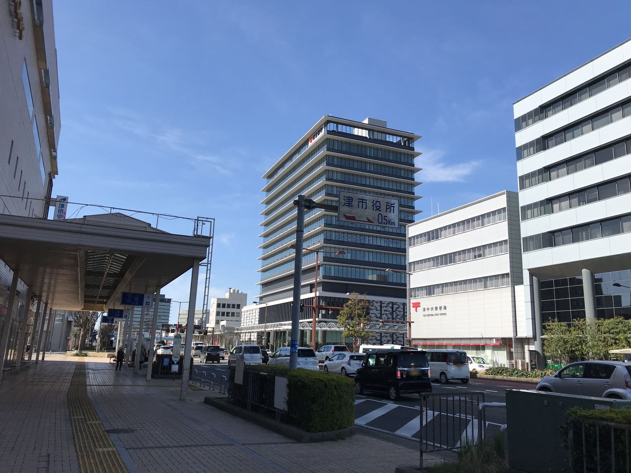 Street view near Hotel 津 Center Palace, Tsu — © yo_1q (CC BY-SA · Mapillary)