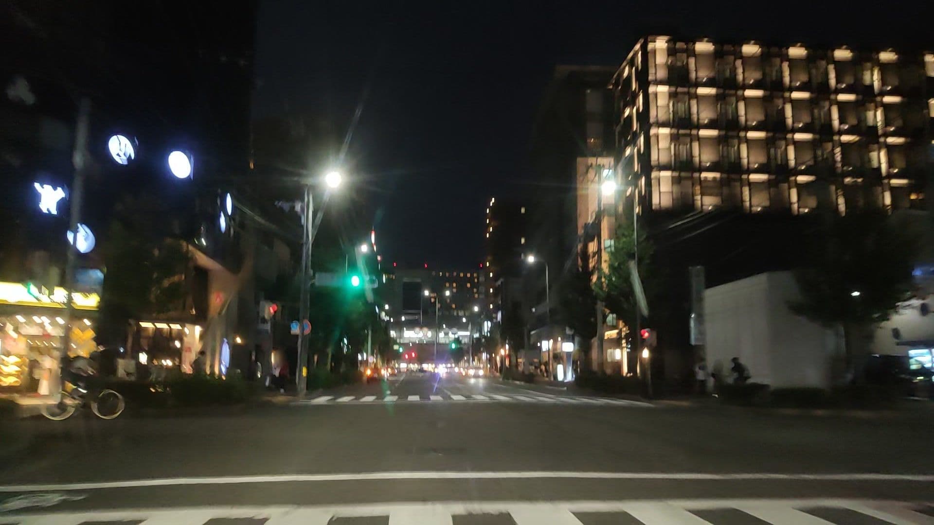 Street view near ダイワロイネットホテル 京都八条口, Kyoto — © drivephotograph (CC BY-SA · Mapillary)