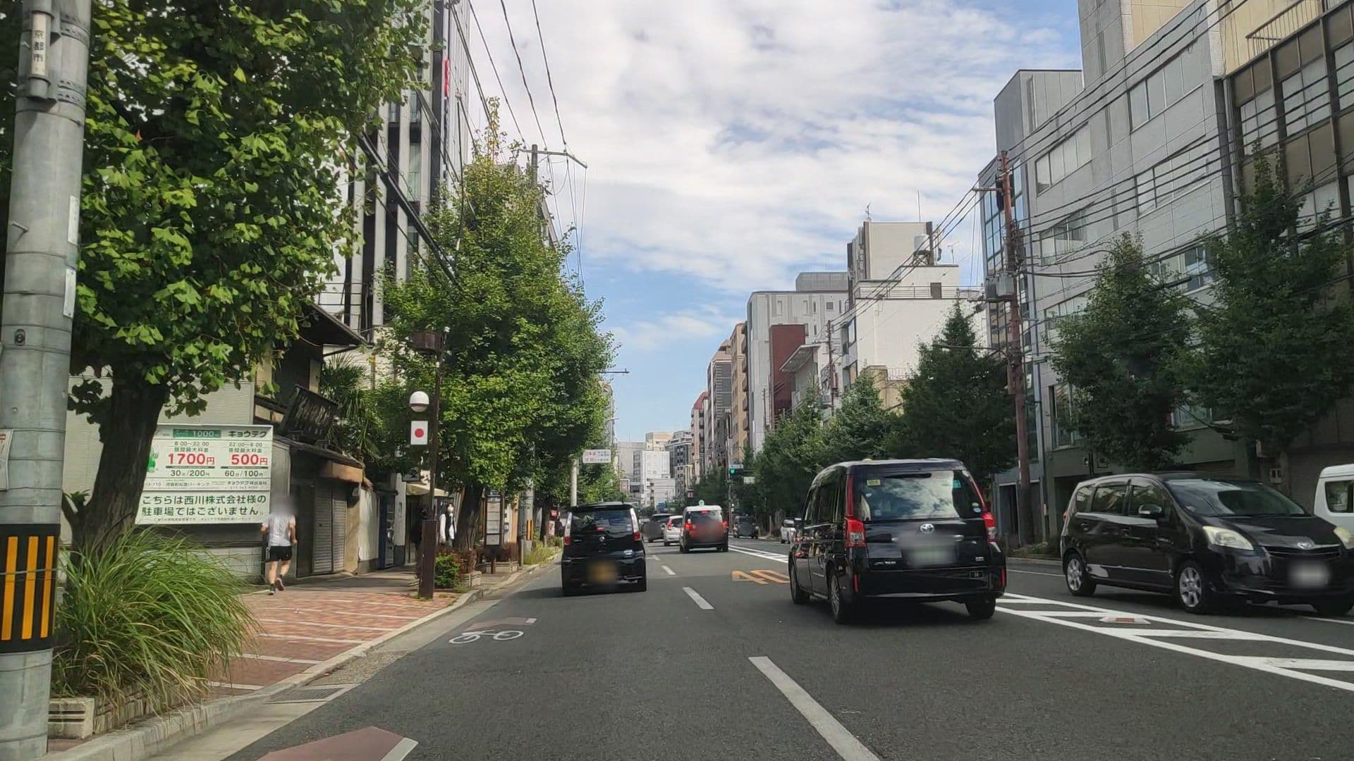 Street view near Carta Hotel, Kyoto — © drivephotograph (CC BY-SA · Mapillary)