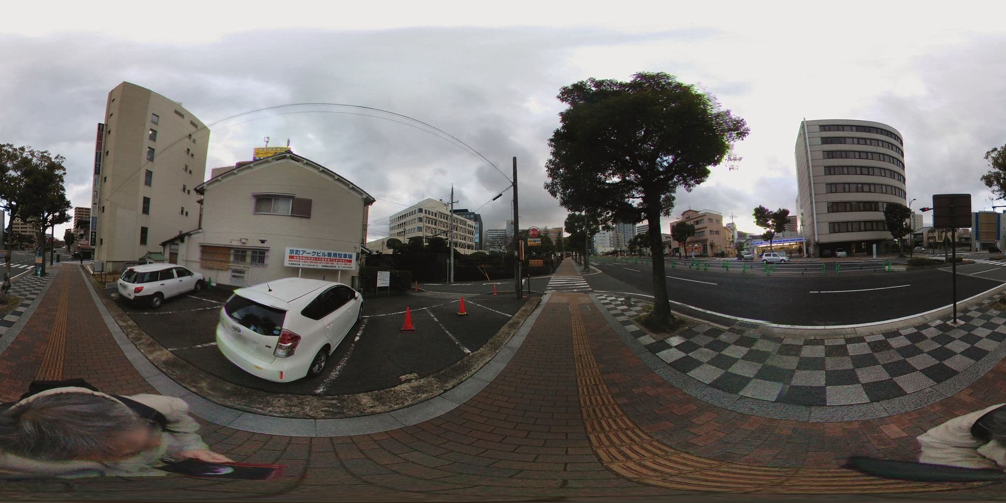 Street view near スーパーホテル大津駅前, Ōtsu — © harimawood (CC BY-SA · Mapillary)