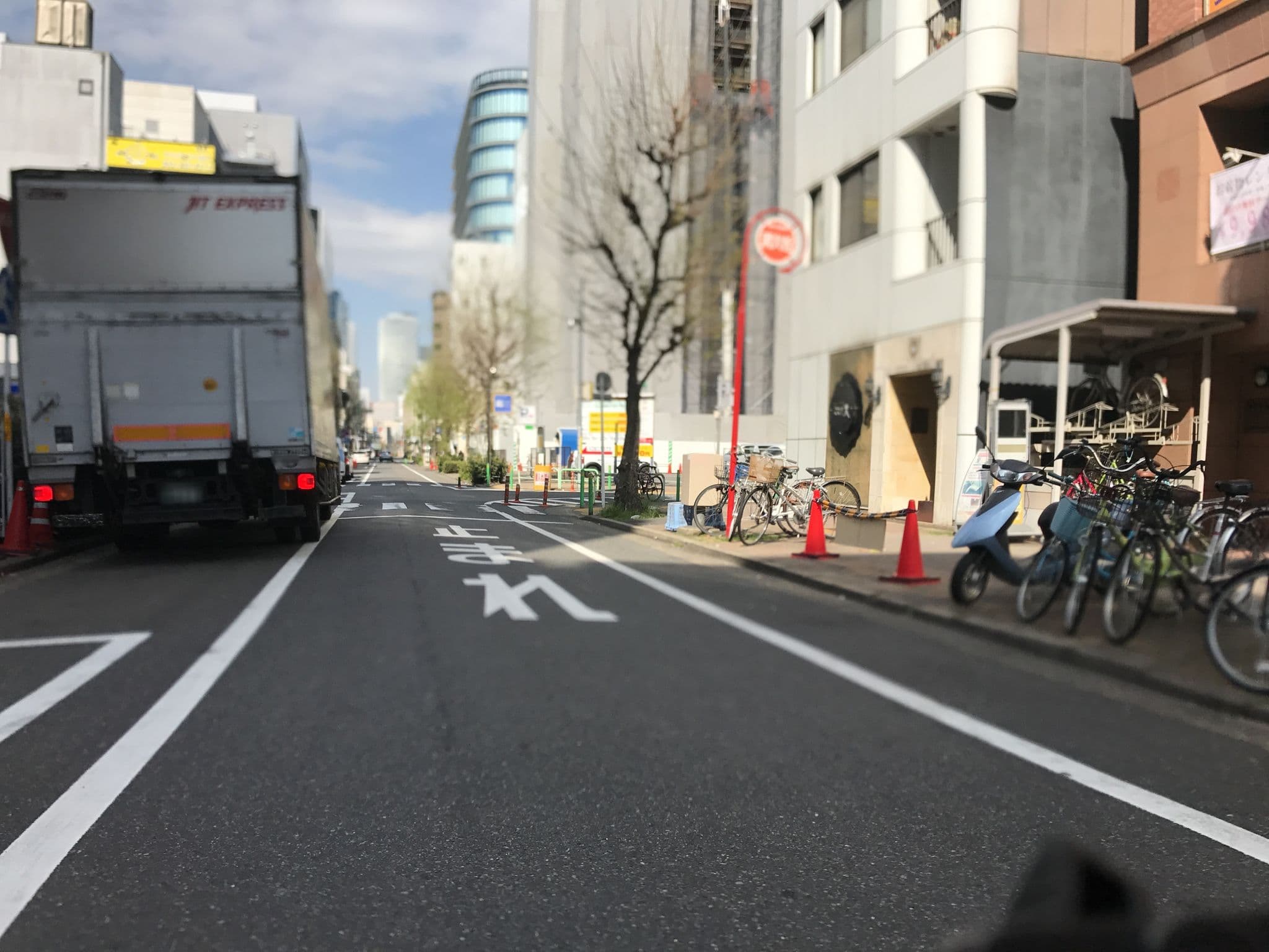 Street view near Travelodge Nagoya Sakae, Sakae — © nishiokya (CC BY-SA · Mapillary)