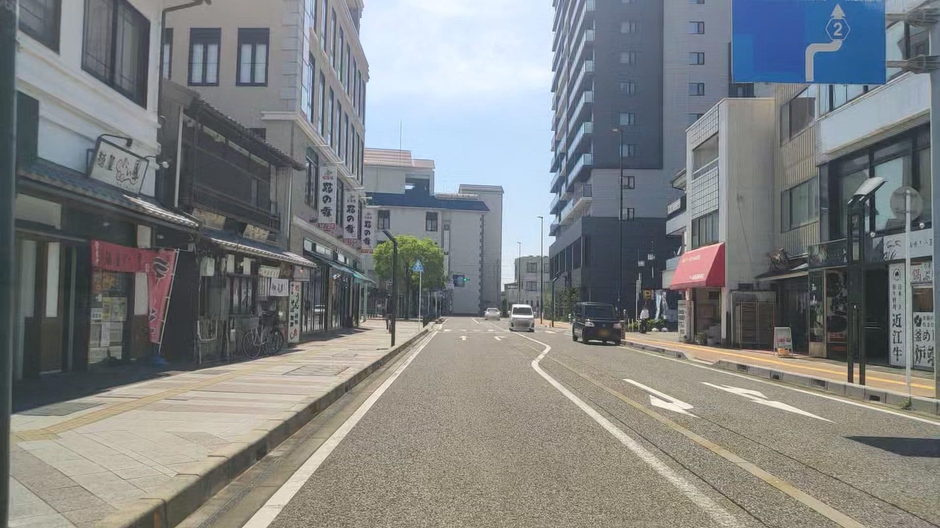 Street view near ホテルYES長浜 駅前館, Nagahama — © drivephotograph (CC BY-SA · Mapillary)