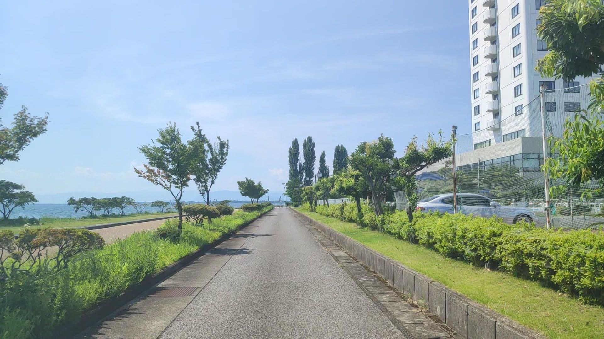 Street view near 長浜ロイヤルホテルプール, Nagahama — © drivephotograph (CC BY-SA · Mapillary)
