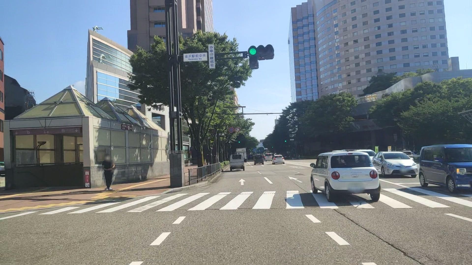 Street view near ガーデンホテル 金沢, Kanazawa — © drivephotograph (CC BY-SA · Mapillary)