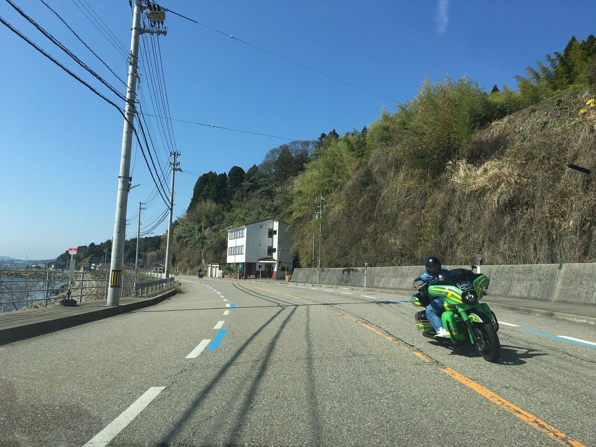 Street view near なだうら温泉元湯 民宿 磯波風, Himimachi — © tometome (CC BY-SA · Mapillary)