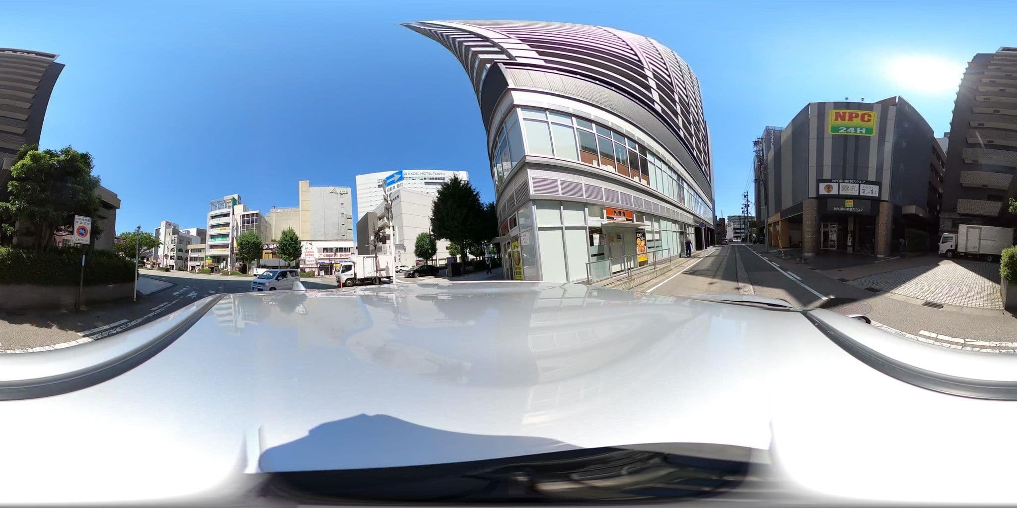 Street view near アパホテル 富山駅前南, Toyama — © kojiroucircle (CC BY-SA · Mapillary)