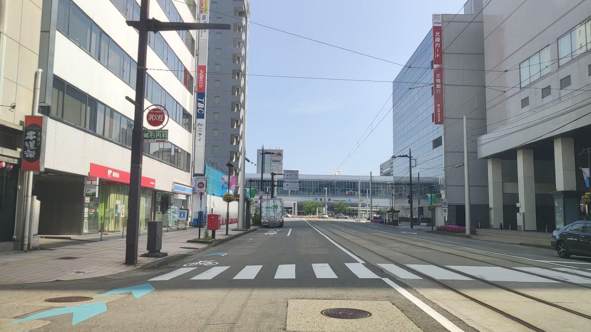 Street view near Howe Hotel Toyama, Toyama — © drivephotograph (CC BY-SA · Mapillary)