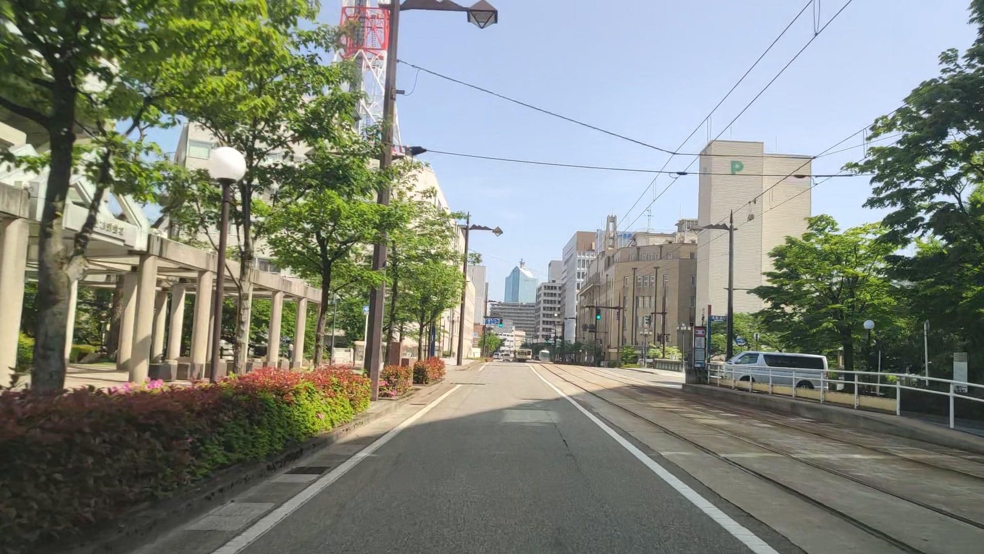 Street view near 富山マンテンホテル Toyama Manten Hotel, Toyama — © drivephotograph (CC BY-SA · Mapillary)