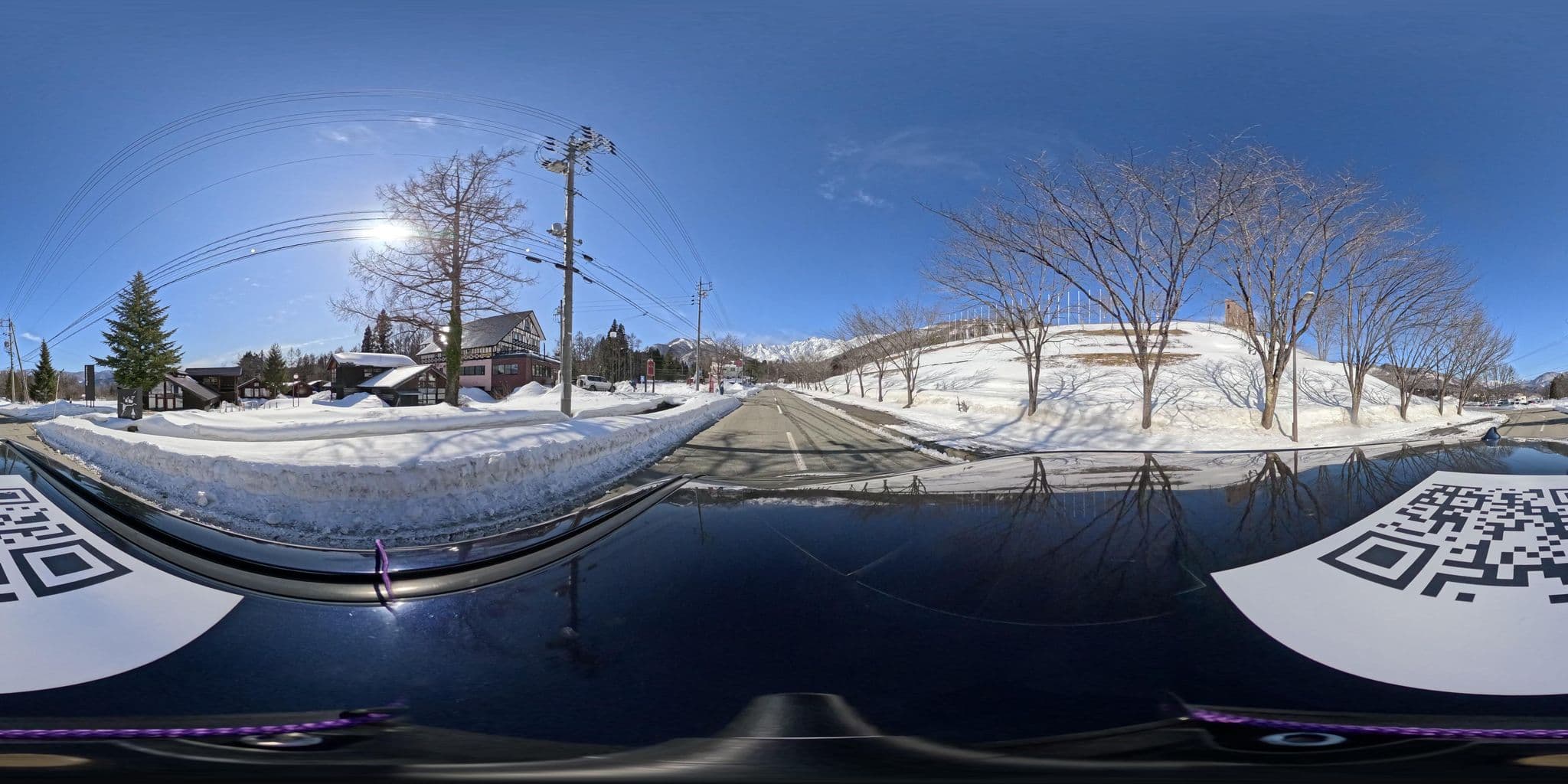 Street view near 白馬 ラサンテ 山のホテル, Hakuba — © yumechan (CC BY-SA · Mapillary)