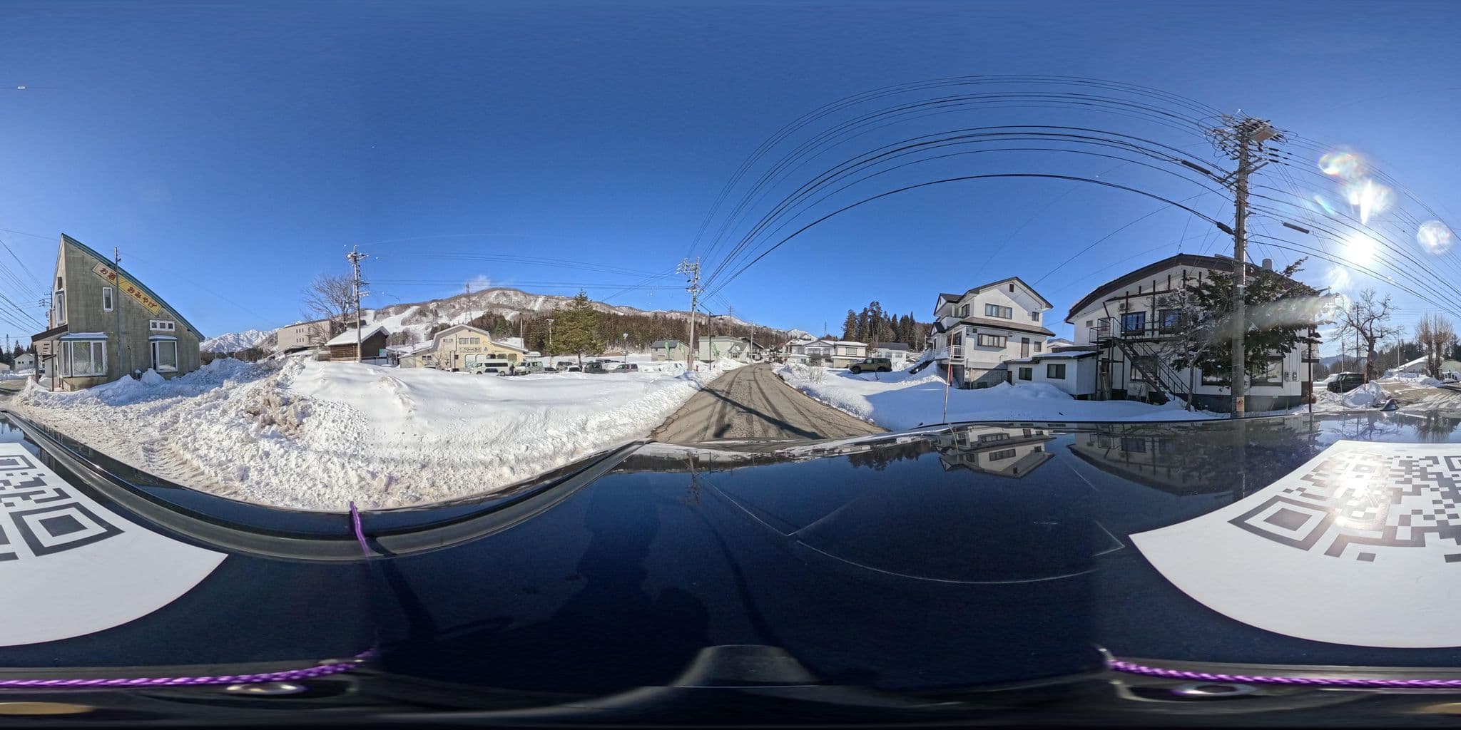 Street view near スコーレ白馬, Hakuba — © yumechan (CC BY-SA · Mapillary)