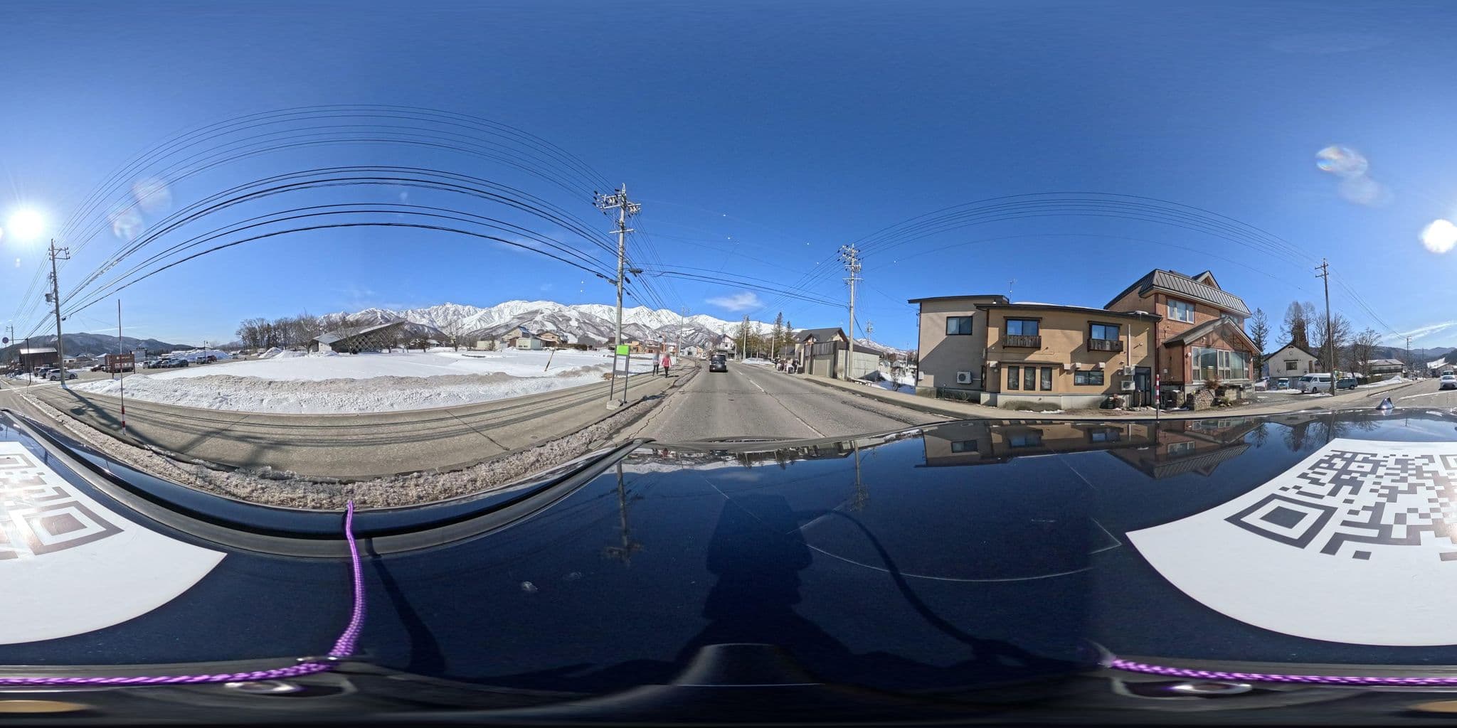 Street view near 民宿あさひや, Hakuba — © yumechan (CC BY-SA · Mapillary)