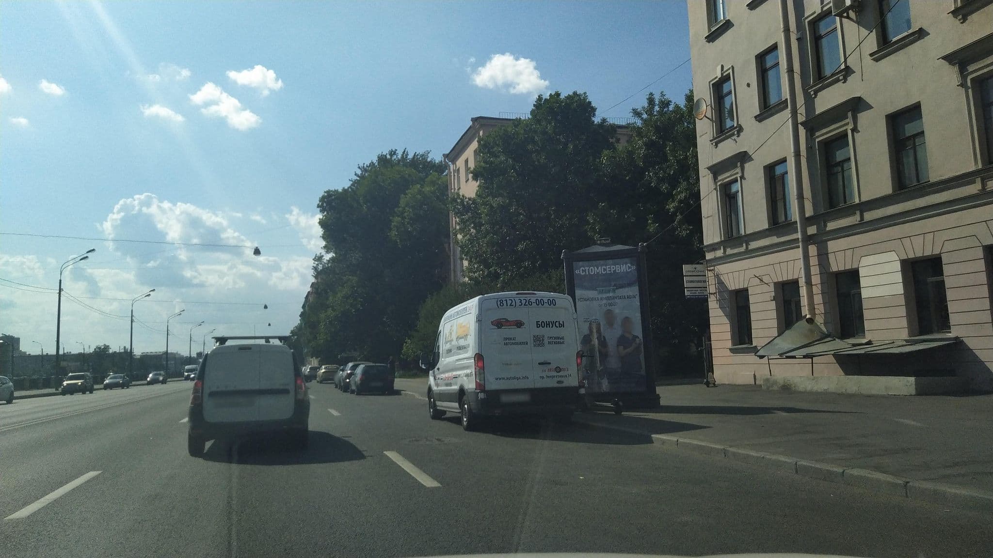Street view near Nora Hostel, Admiralteisky — © ser9ei999 (CC BY-SA · Mapillary)