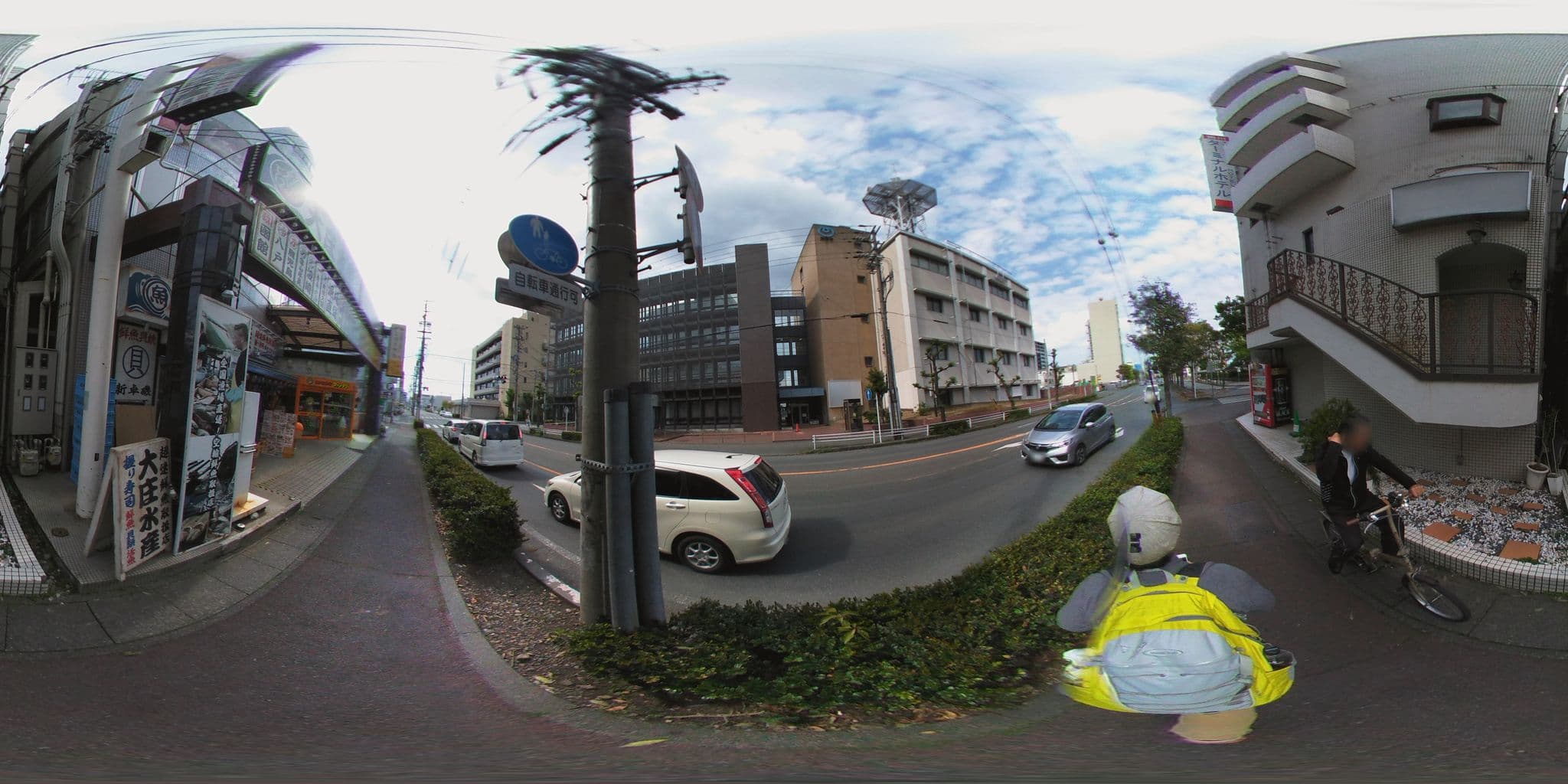 Street view near 掛川ターミナルホテル, Kakegawa — © mura (CC BY-SA · Mapillary)