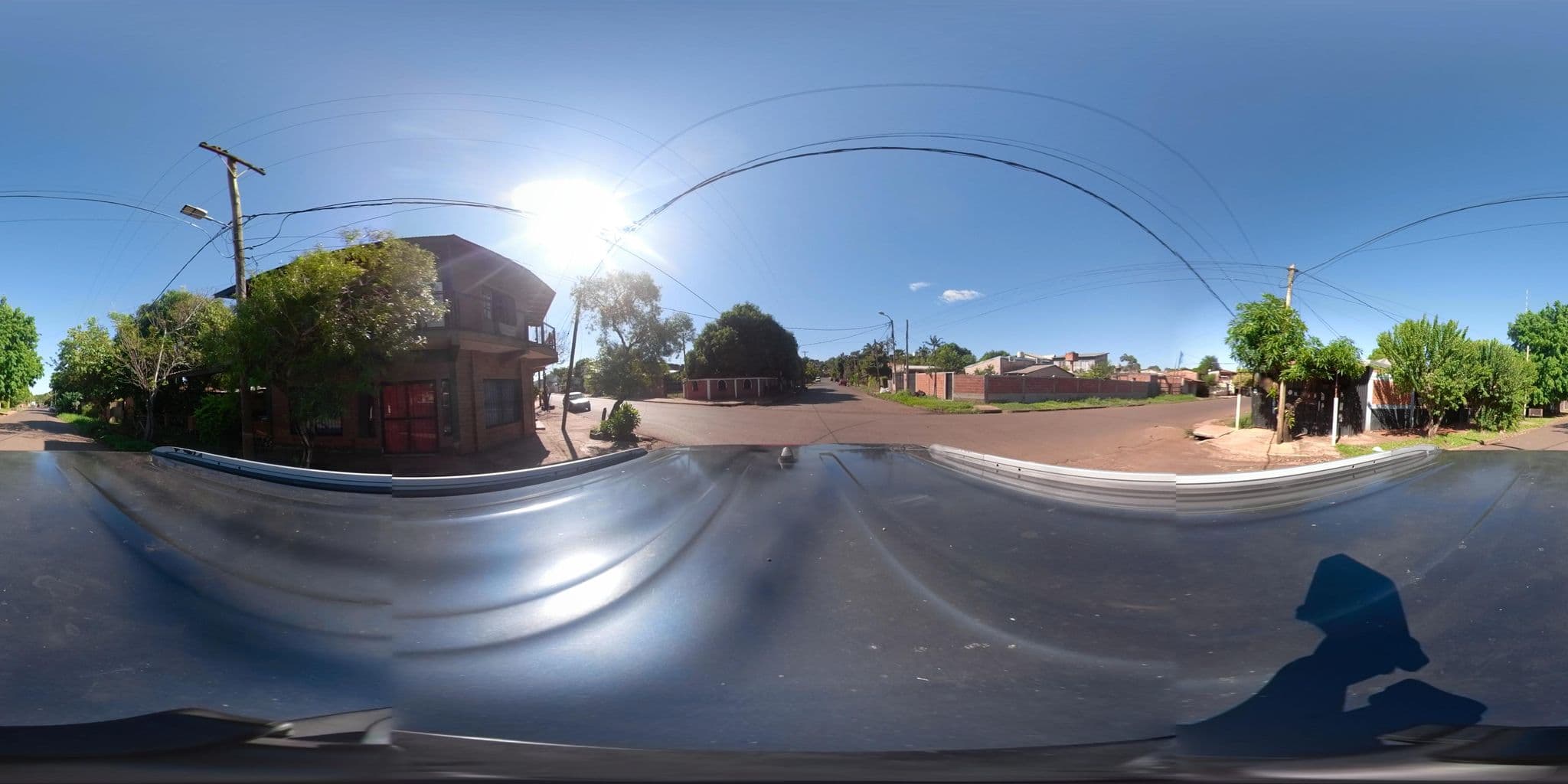 Street view near Residencia Paez, Puerto Iguazú — © coralfm (CC BY-SA · Mapillary)