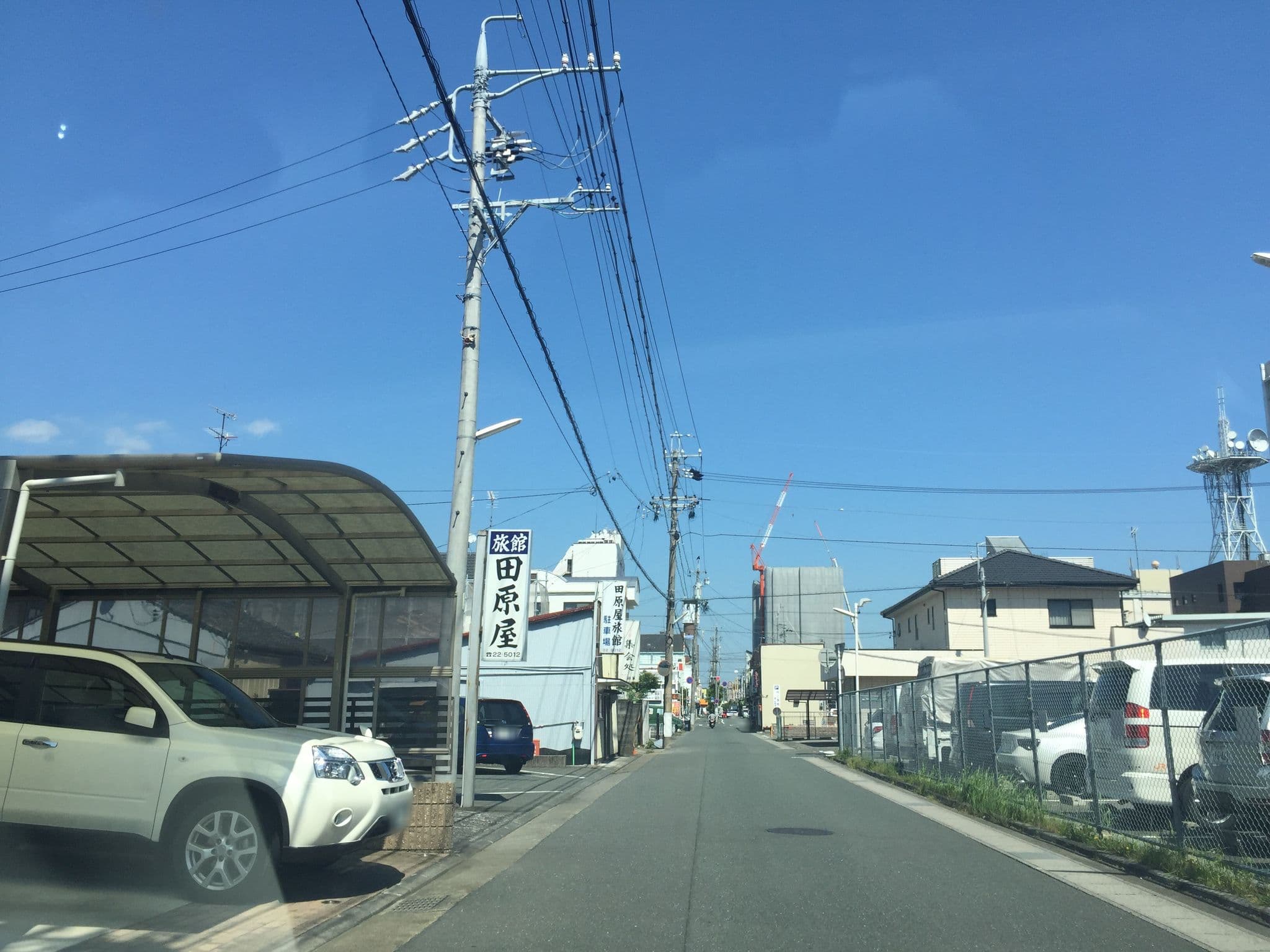 Street view near ビジネス旅館田原屋, Kakegawa — © kouki (CC BY-SA · Mapillary)