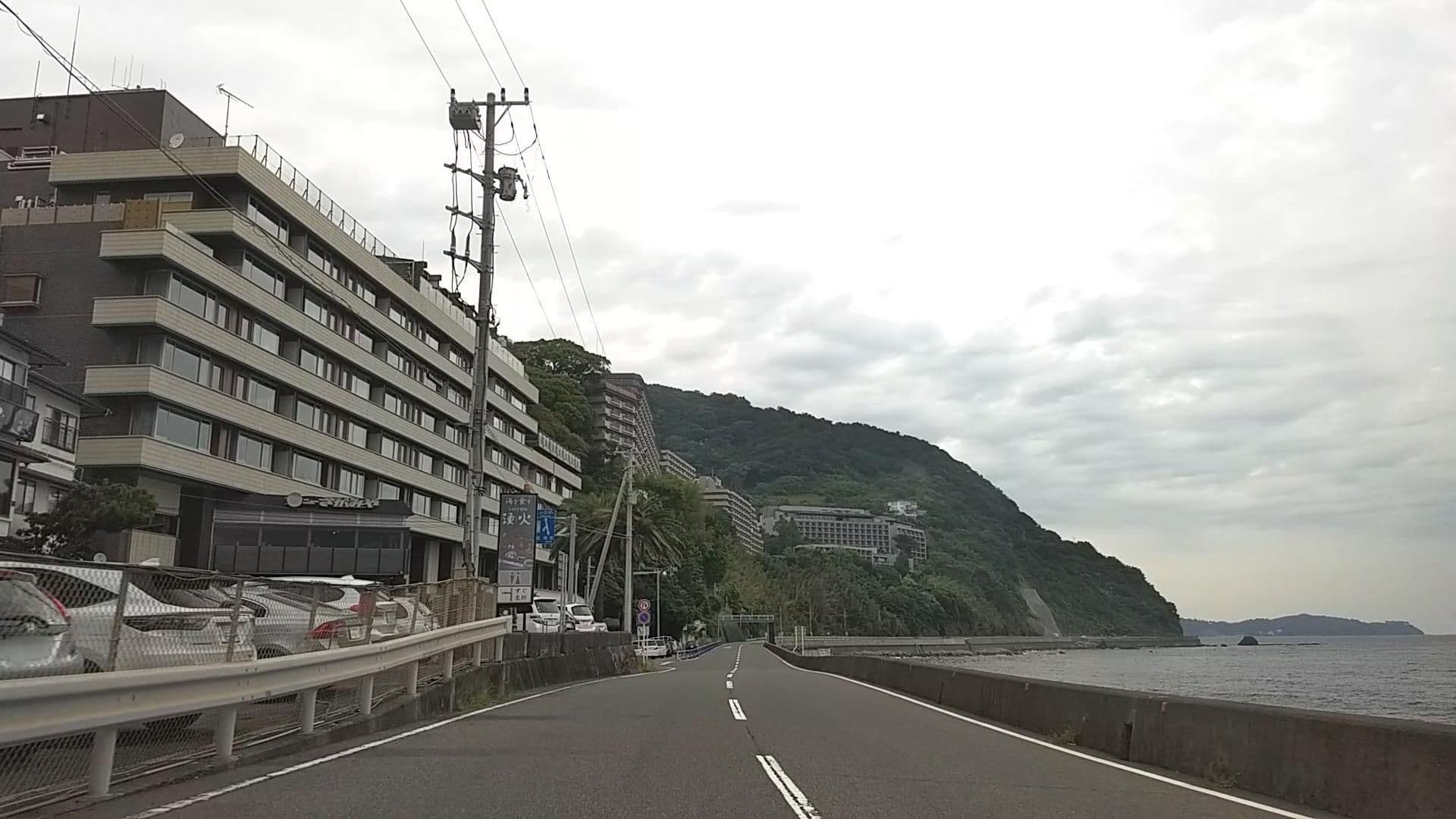 Street view near うみのホテル中田屋, Atami — © drivephotograph (CC BY-SA · Mapillary)
