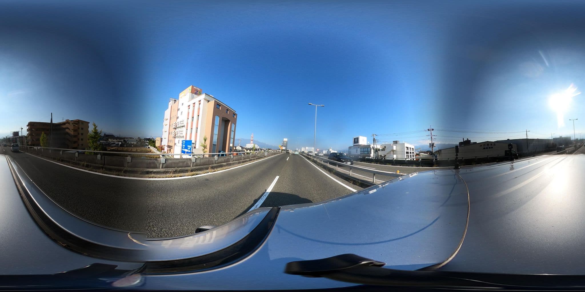 Street view near HOTEL1-2-3 甲府・信玄温泉, Shōwa — © castletrain (CC BY-SA · Mapillary)