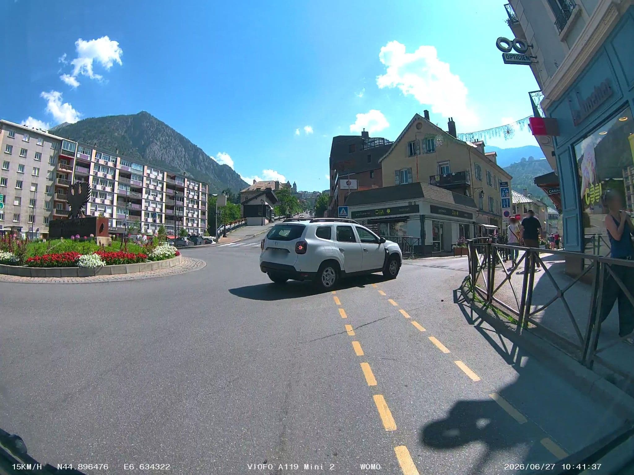 Street view near Hôtel de la Chaussée, Briançon — © soulcover (CC BY-SA · Mapillary)