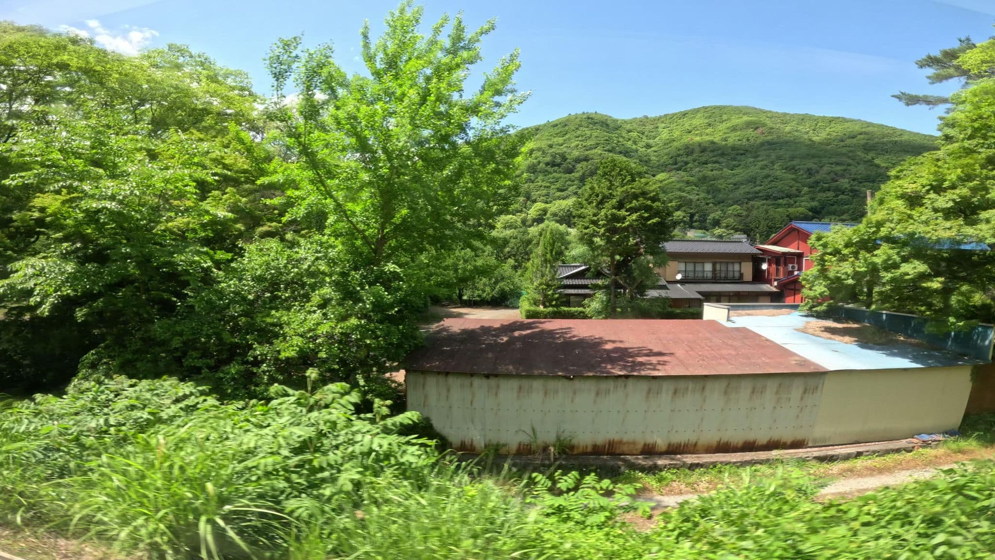 Street view near 下部温泉郷 湯宿梅ぞ乃, Iitomi — © okadatsuneo (CC BY-SA · Mapillary)