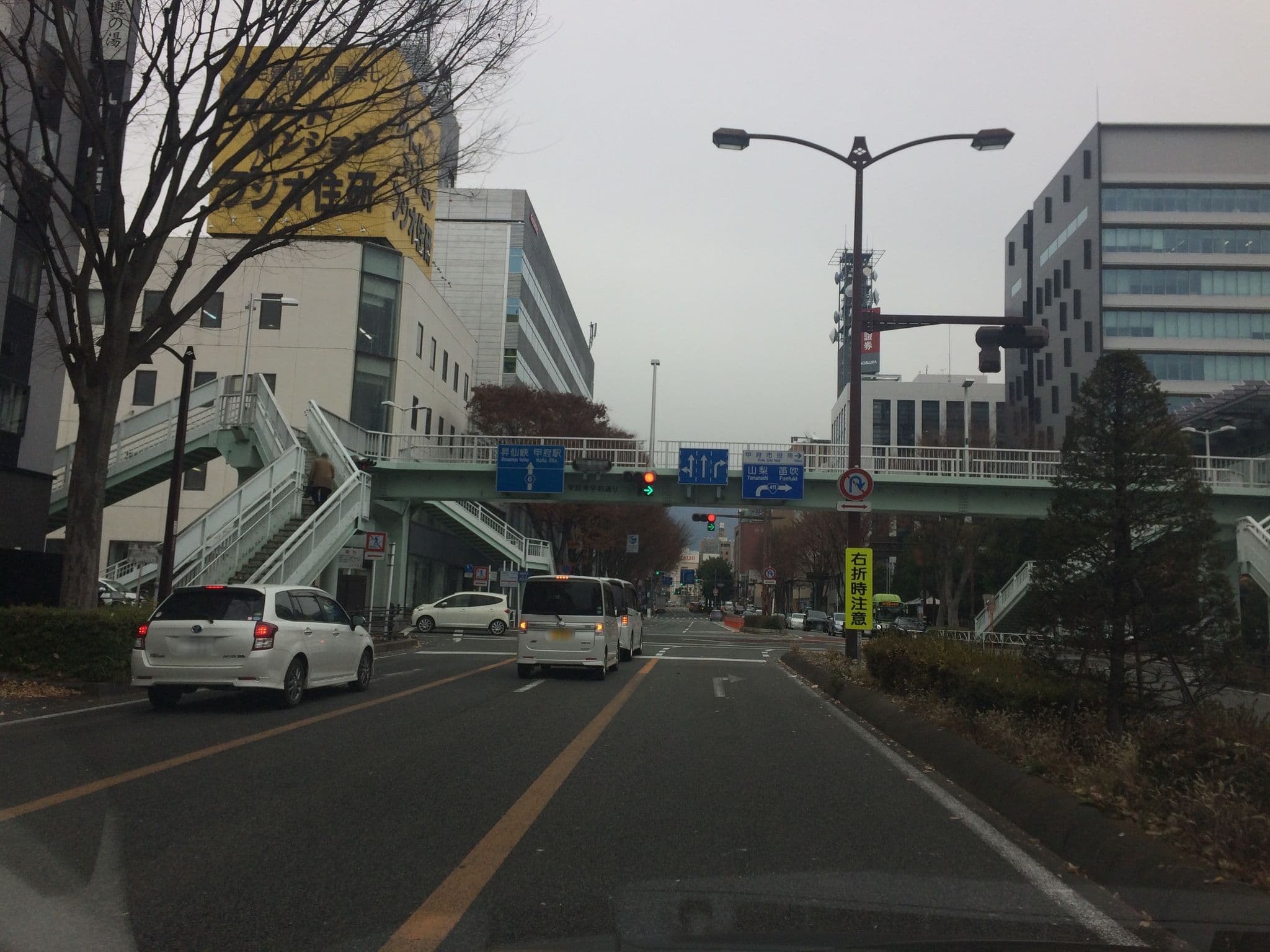 Street view near 天然温泉 勝運の湯 ドーミーイン甲府丸の内, Kofu — © kudarisenmon (CC BY-SA · Mapillary)