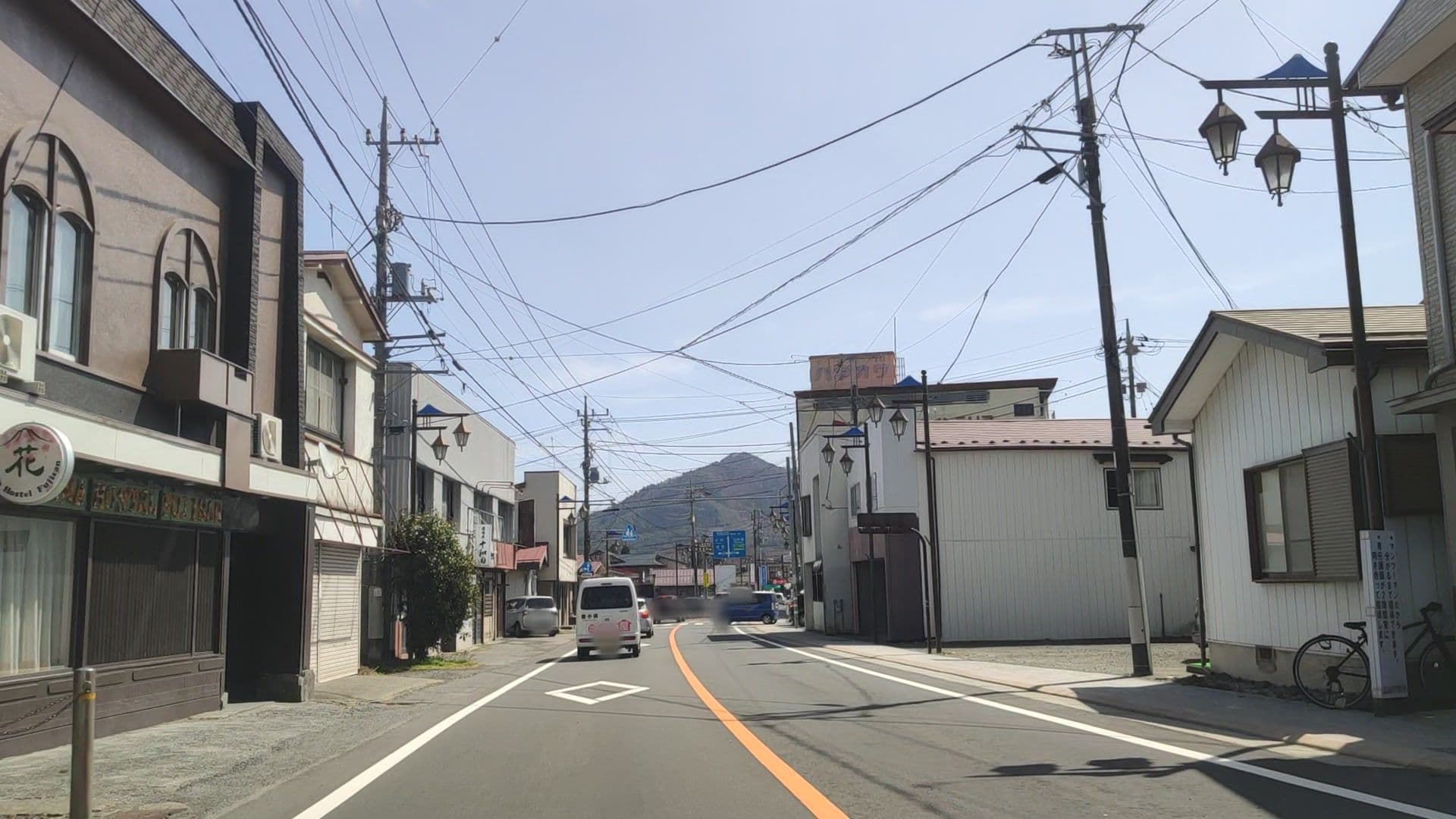 Street view near Hana Hostel Fujisan, Fujiyoshida — © drivephotograph (CC BY-SA · Mapillary)