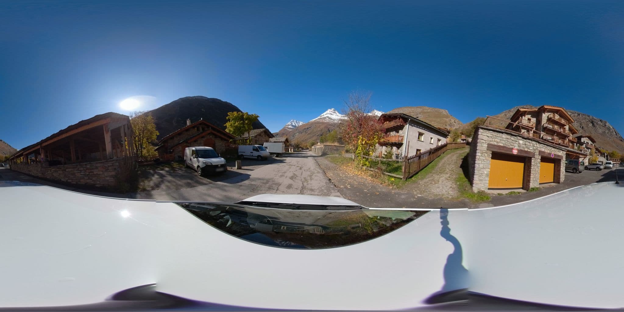 Street view near Tilleul, Val-d'Isère