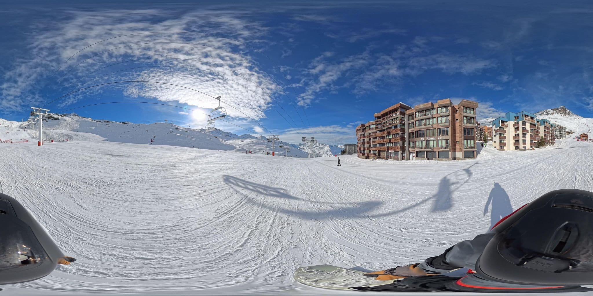 Street view near Alberta, Val Thorens