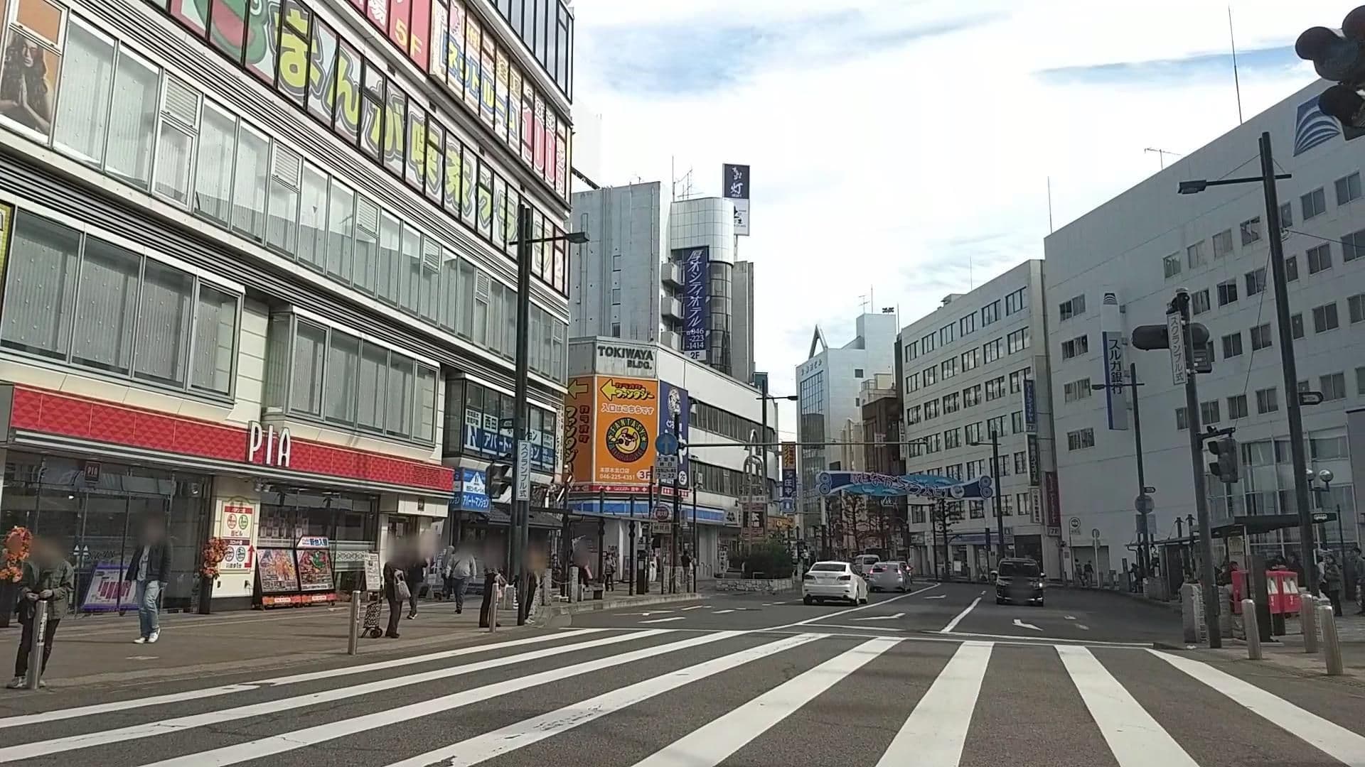 Street view near 厚木カプセルホテル, Atsugi — © drivephotograph (CC BY-SA · Mapillary)