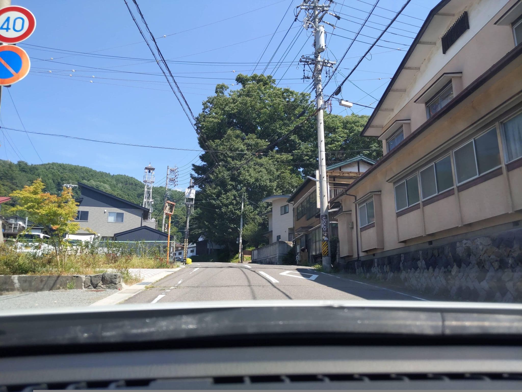 Street view near 下諏訪温泉 ぎん月, Shimosuwa — © komoronokaze (CC BY-SA · Mapillary)