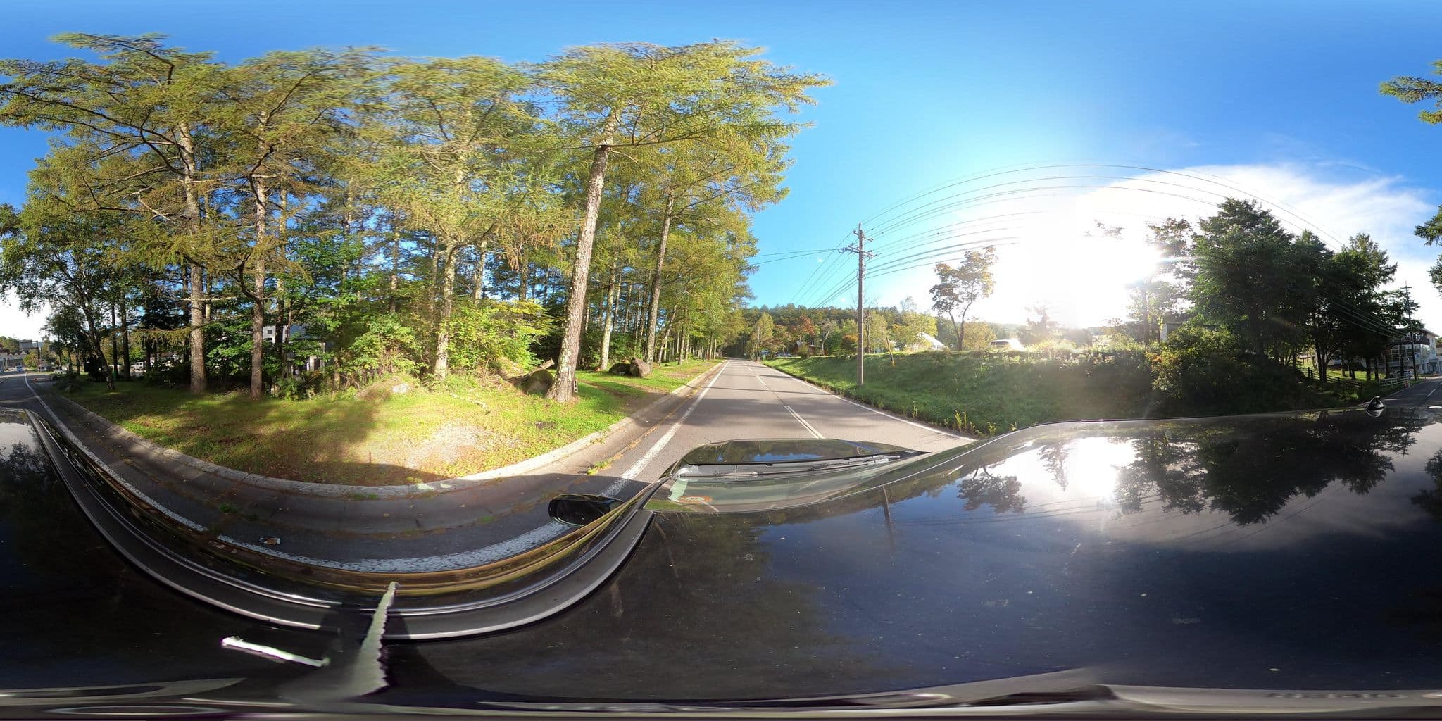 Street view near ロッジ　グランシャルモ, Ashida — © yuki_charo (CC BY-SA · Mapillary)