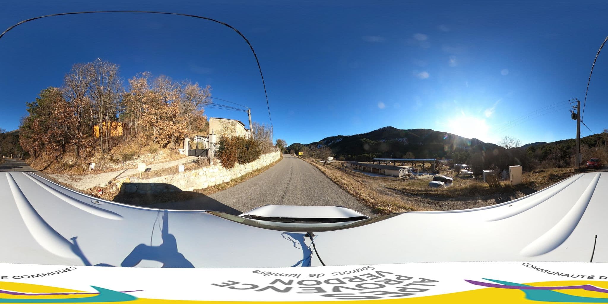 Street view near Centre Equestre la Grande Bastide, Annot — © ccapv_germain (CC BY-SA · Mapillary)