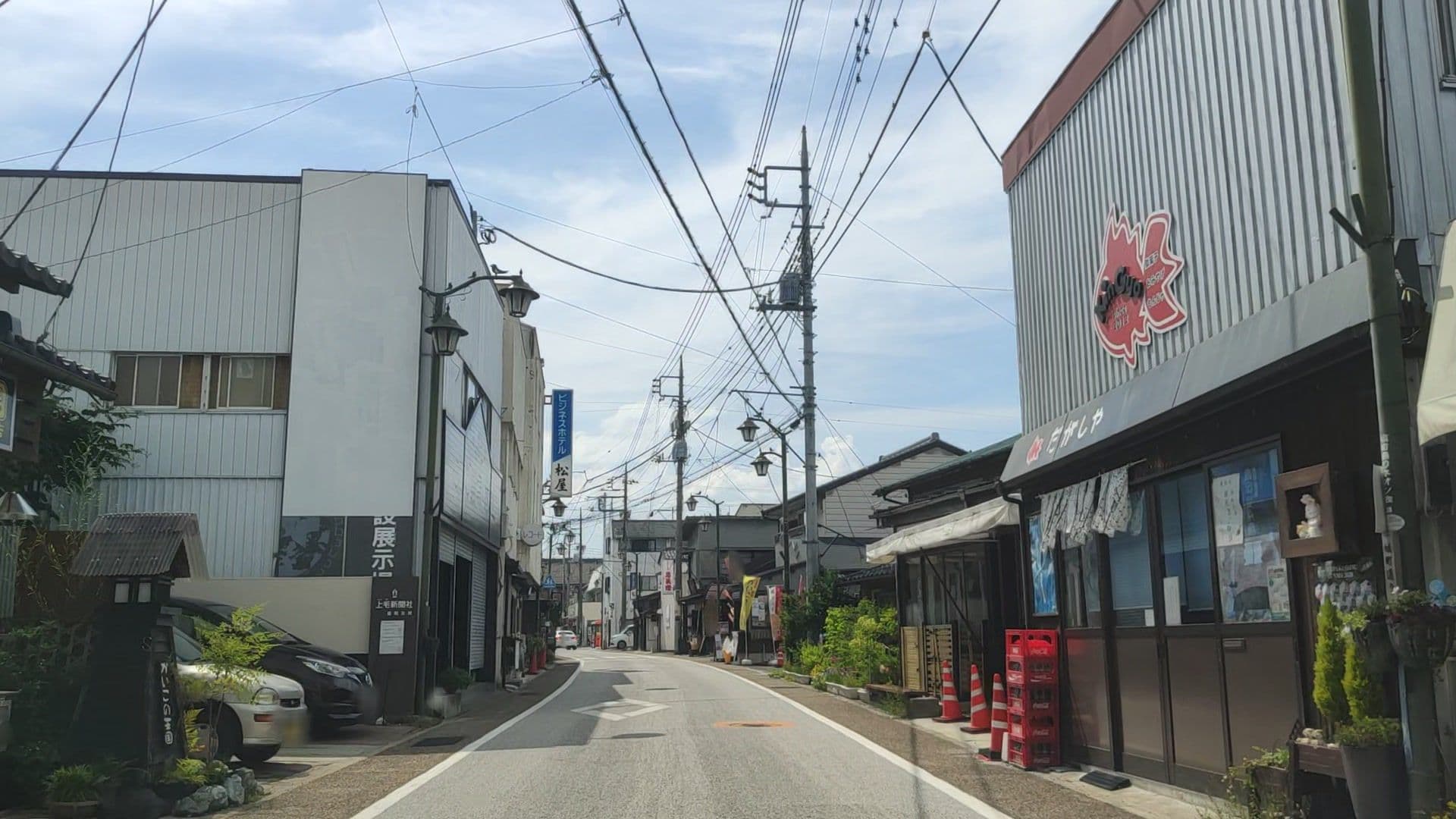 Street view near ビジネスホテル  松屋, Tomioka — © drivephotograph (CC BY-SA · Mapillary)