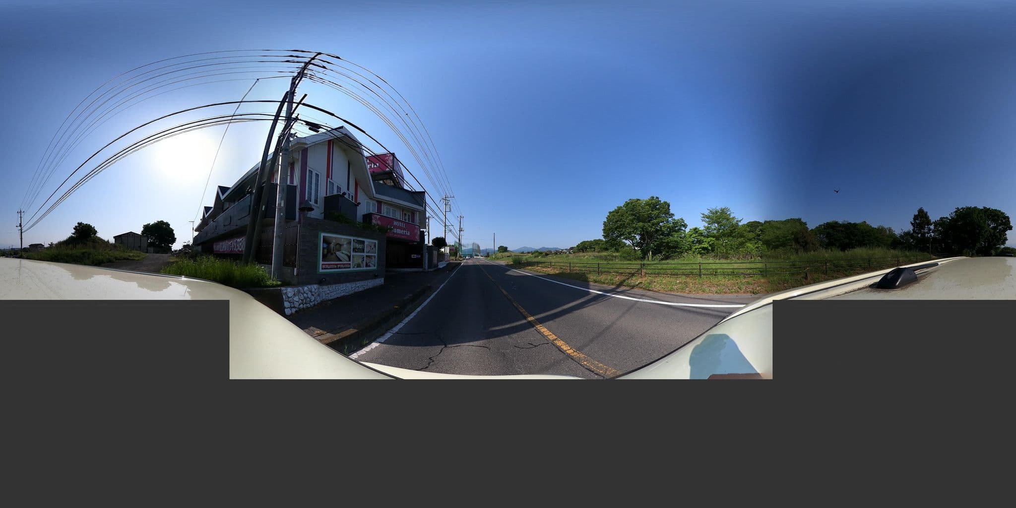 Street view near Hotel Plumeria, Fujioka — © 24dakenlo (CC BY-SA · Mapillary)