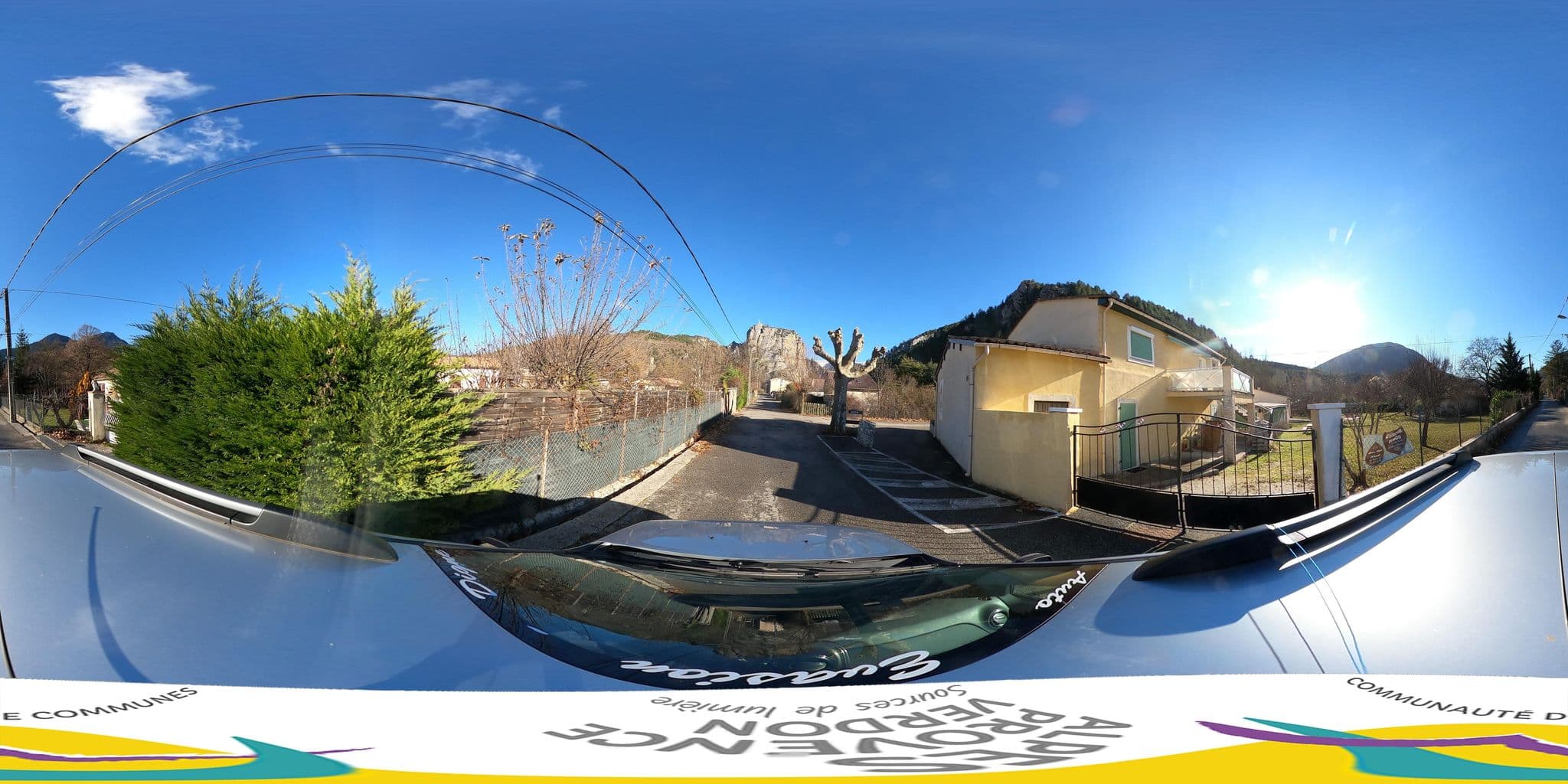 Street view near L'Oustaou, Annot — © ccapv_germain (CC BY-SA · Mapillary)