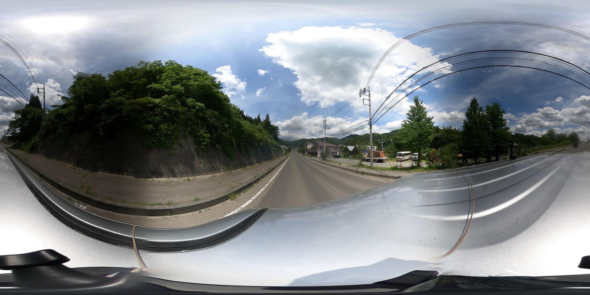 Street view near ロッヂ さんらいず, Katashina — © castletrain (CC BY-SA · Mapillary)