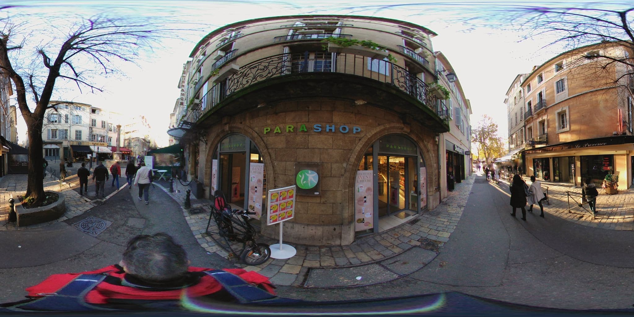 Street view near Hôtel de France, Aix-en-Provence — © zimmy (CC BY-SA · Mapillary)