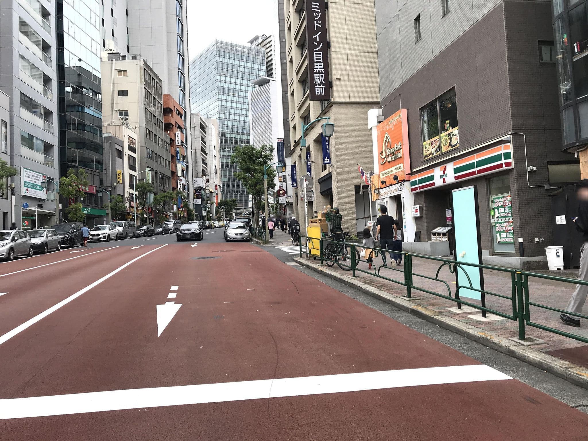 Street view near ホテルミッドイン目黒駅前, Meguro — © musashino5 (CC BY-SA · Mapillary)