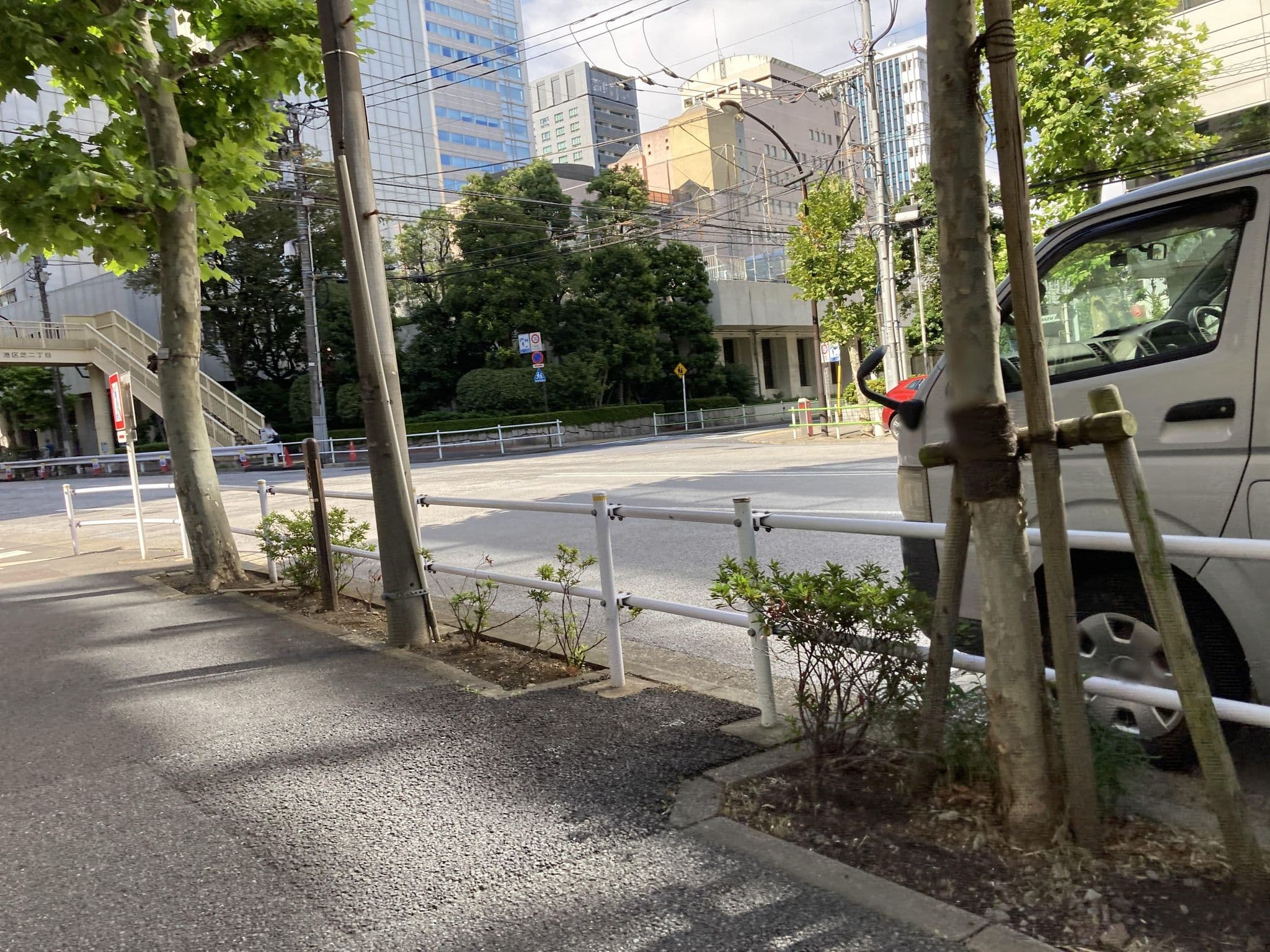 Street view near スーパーホテル 東京・芝, Hamamatsuchō — © chiban1 (CC BY-SA · Mapillary)