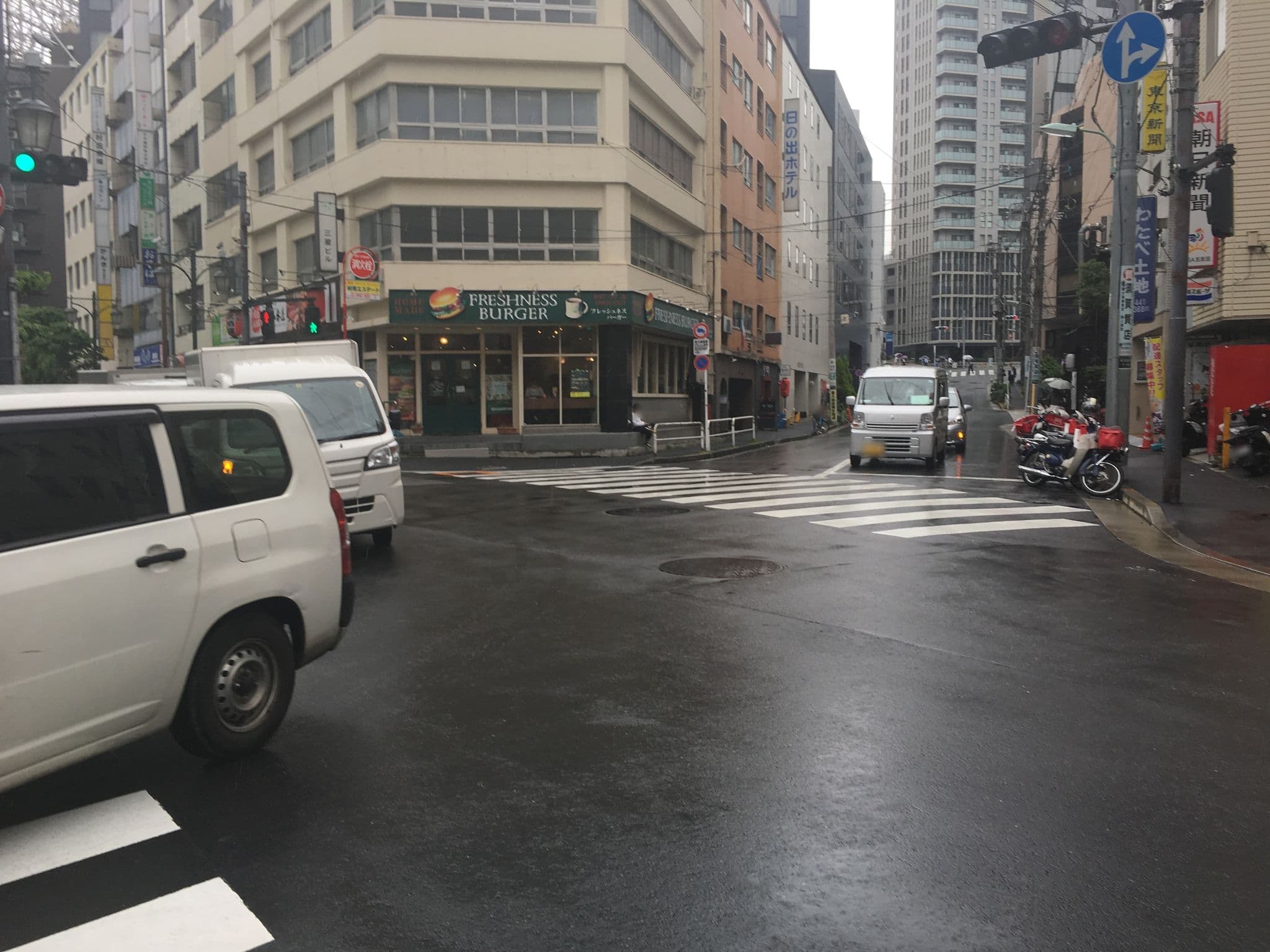 Street view near hotel サンマリン, Higashigotanda — © kana8864 (CC BY-SA · Mapillary)