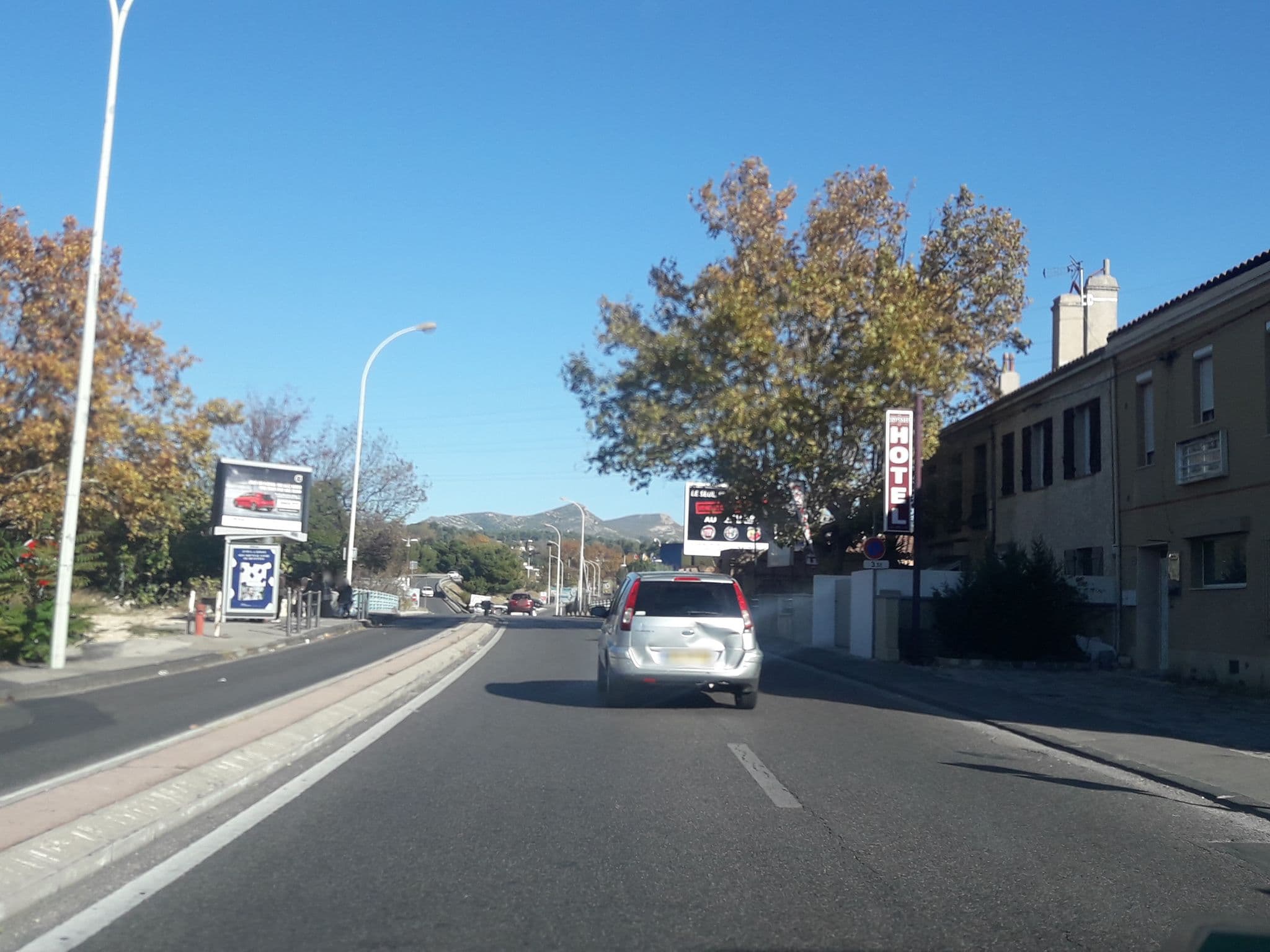 Street view near L'Odyssée, La Valentine — © ecologeek (CC BY-SA · Mapillary)