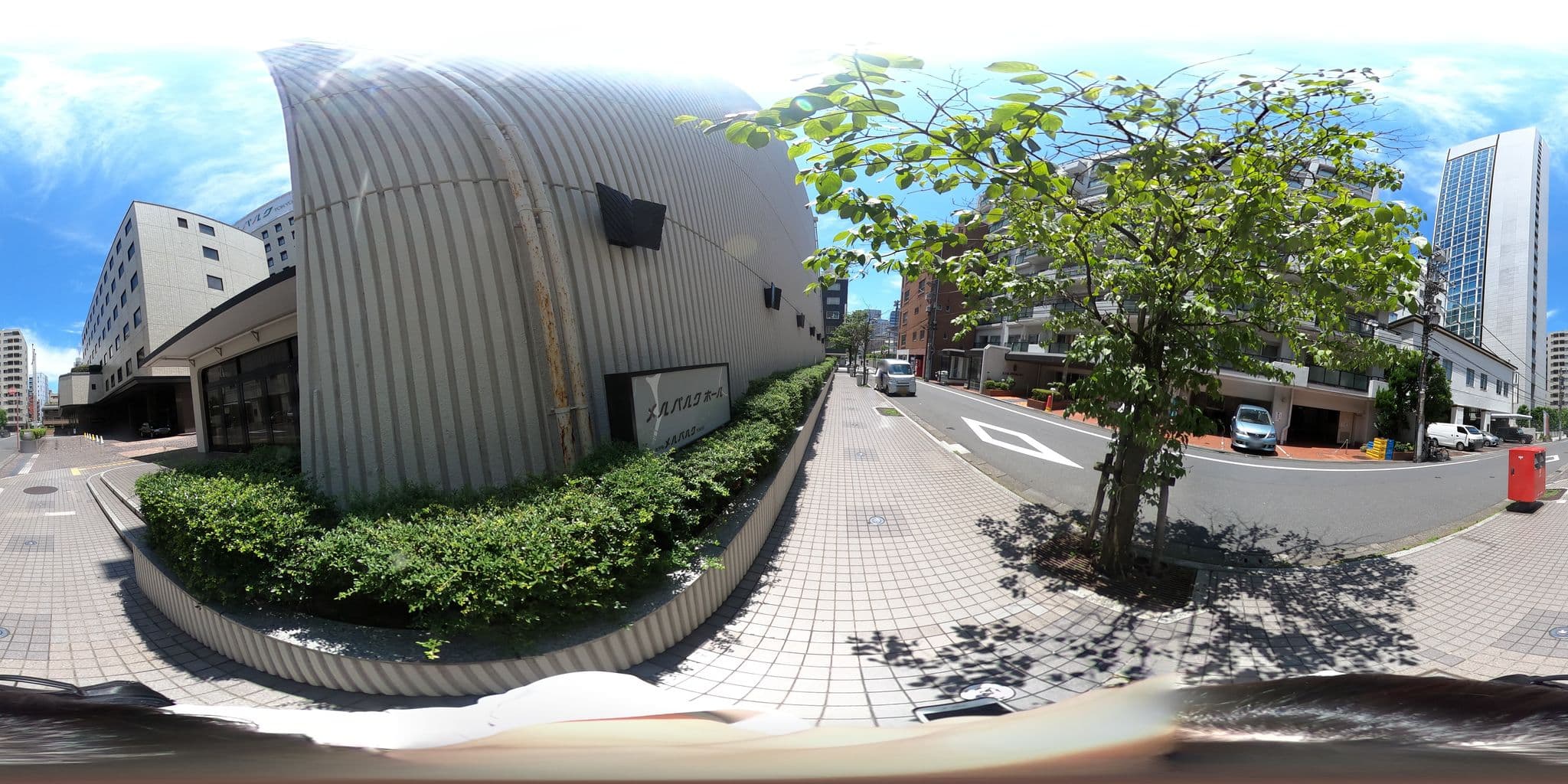 Street view near ホテルメルパルク東京, Minato City — © geomgis (CC BY-SA · Mapillary)