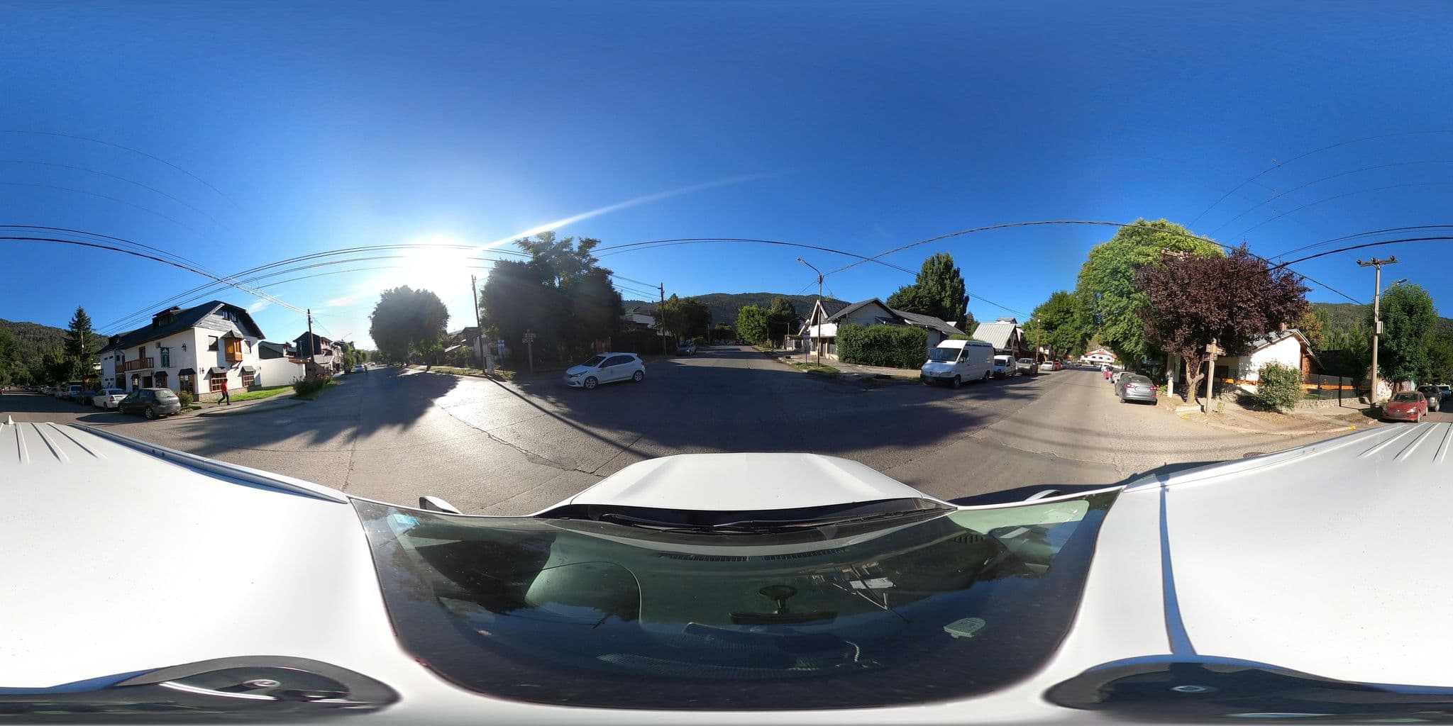 Street view near Cerro Nevado, San Martín de los Andes