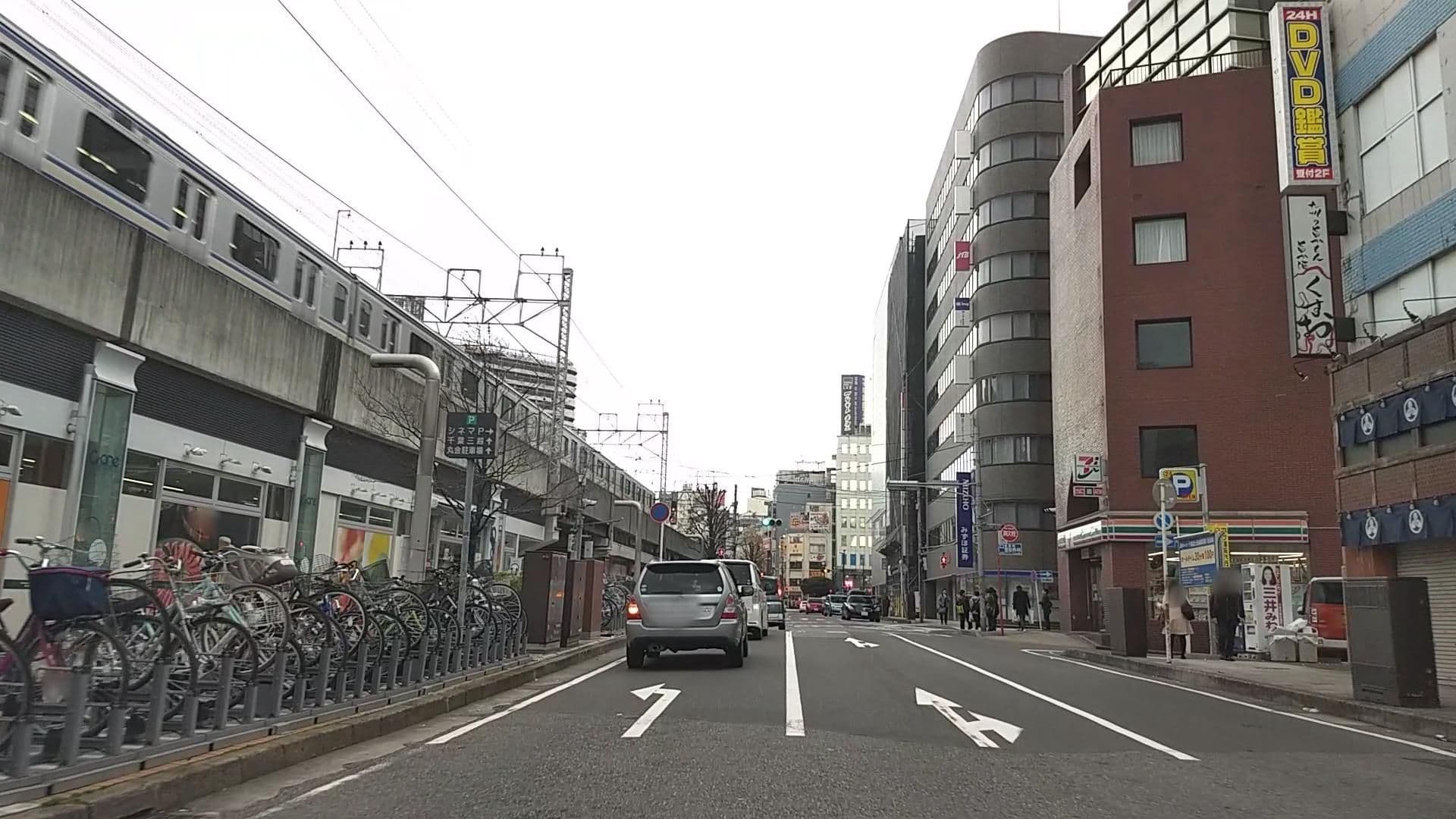Street view near ホテルリブマックス千葉中央駅前, Chiba — © drivephotograph (CC BY-SA · Mapillary)