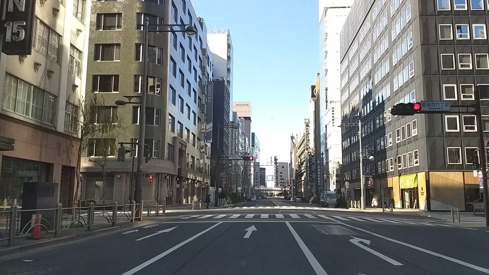 Street view near 銀座ベルビューホテル (Ginza Bellevue Hotel), Ginza — © drivephotograph (CC BY-SA · Mapillary)
